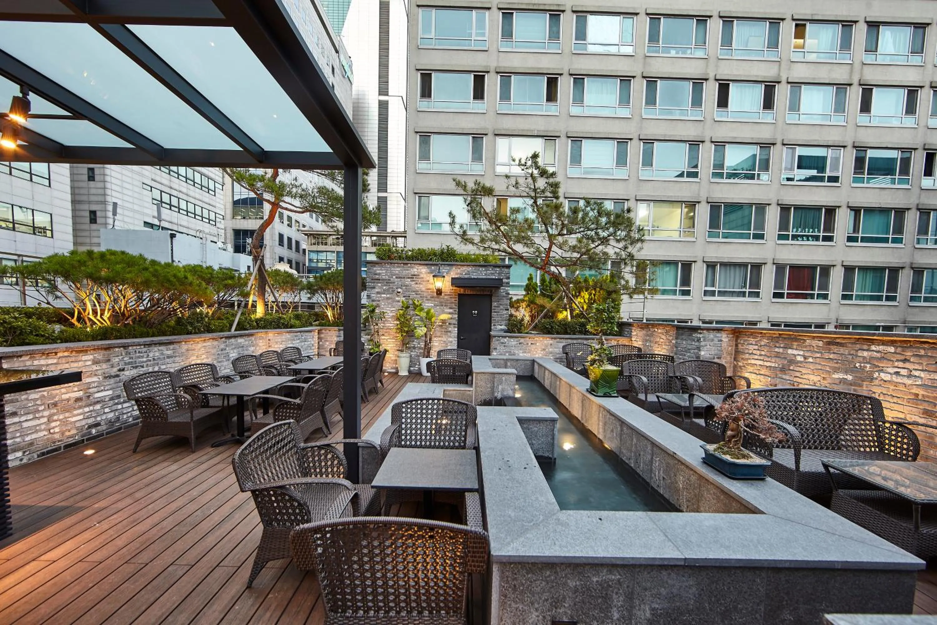 Balcony/Terrace in Hotel Soulhada Gangnam