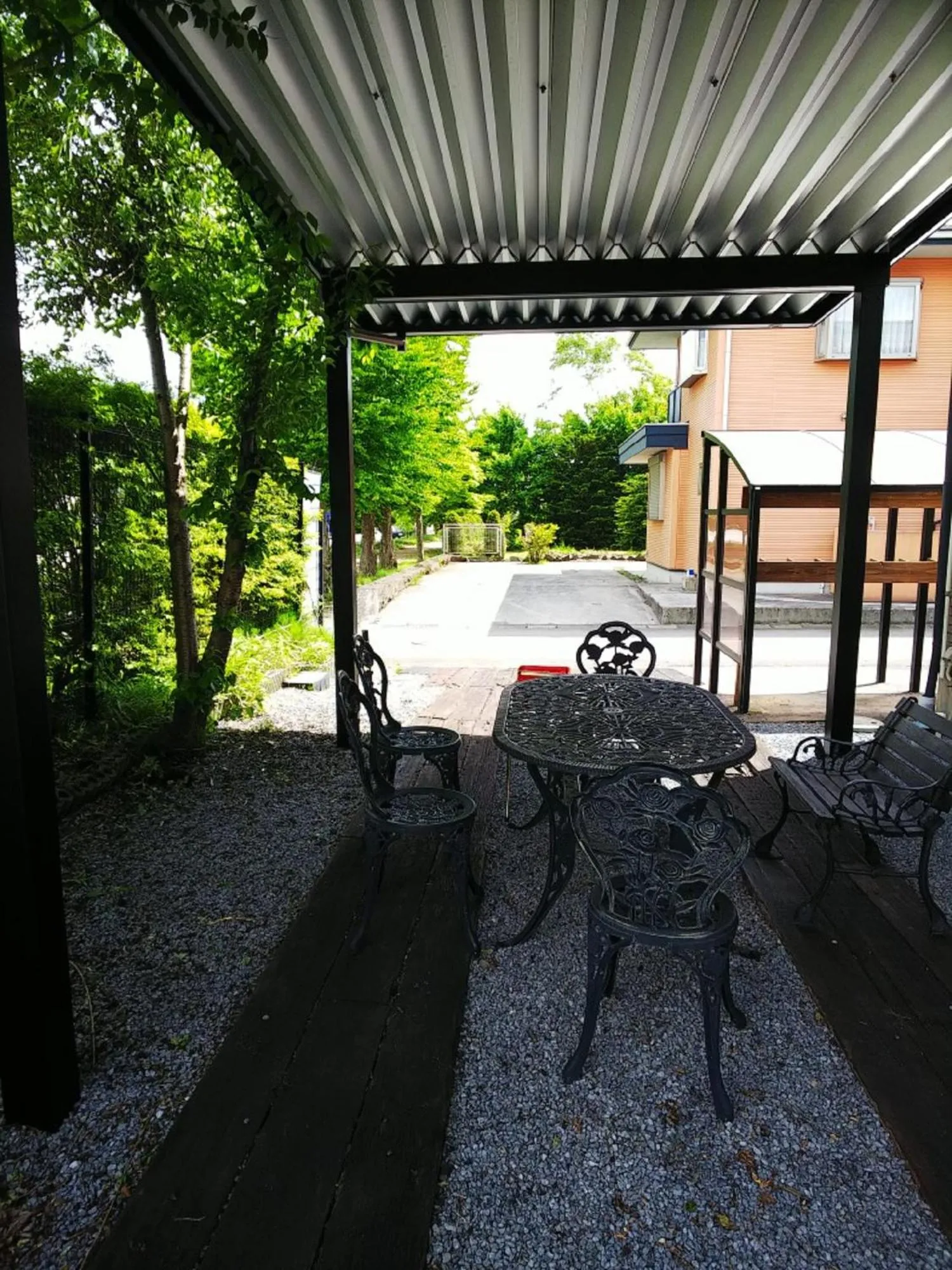 Patio in Karuizawamura Hotel