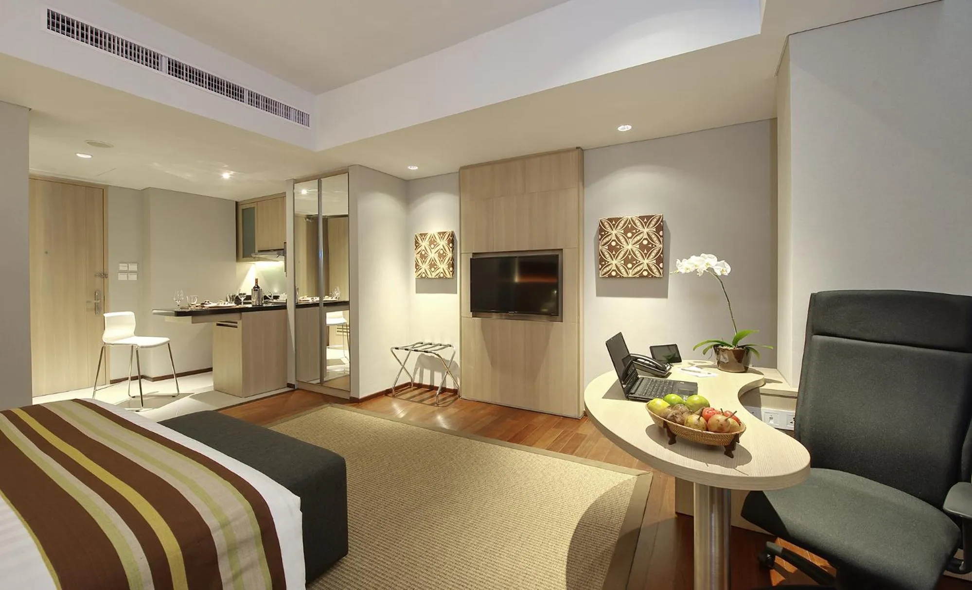 Coffee/tea facilities, Bed in Ra Premiere Simatupang