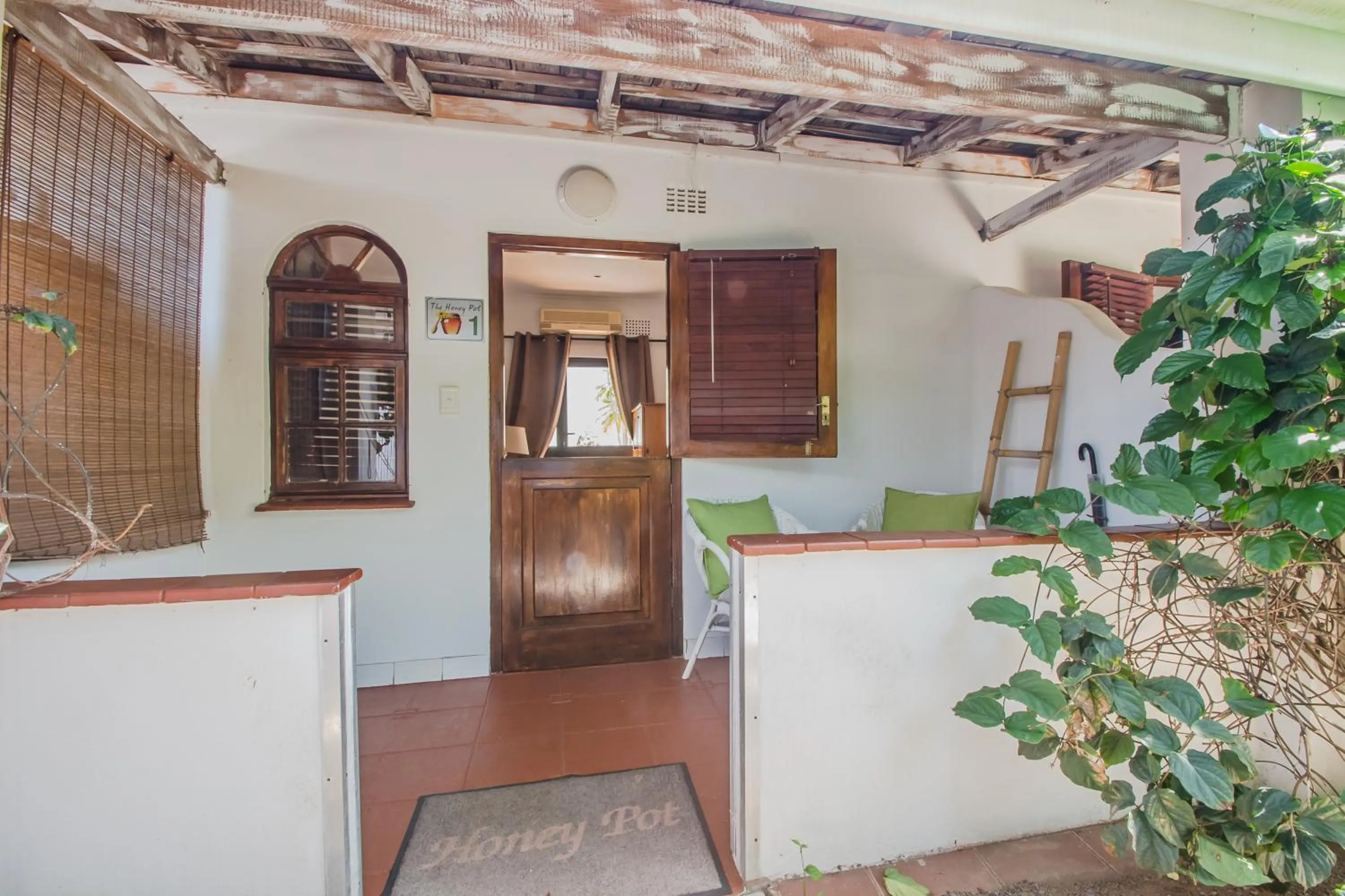 Patio in HoneyPot Guest house