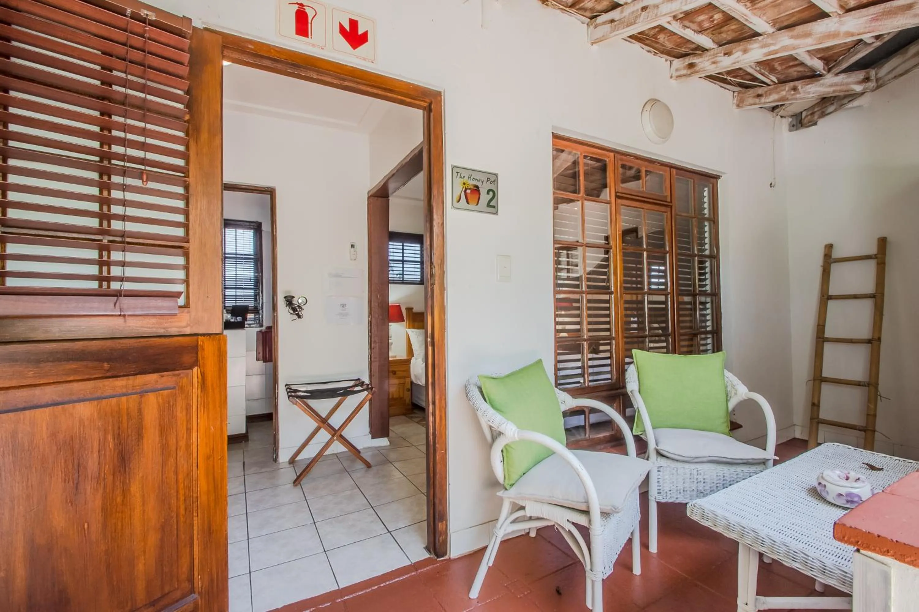 Patio in HoneyPot Guest house