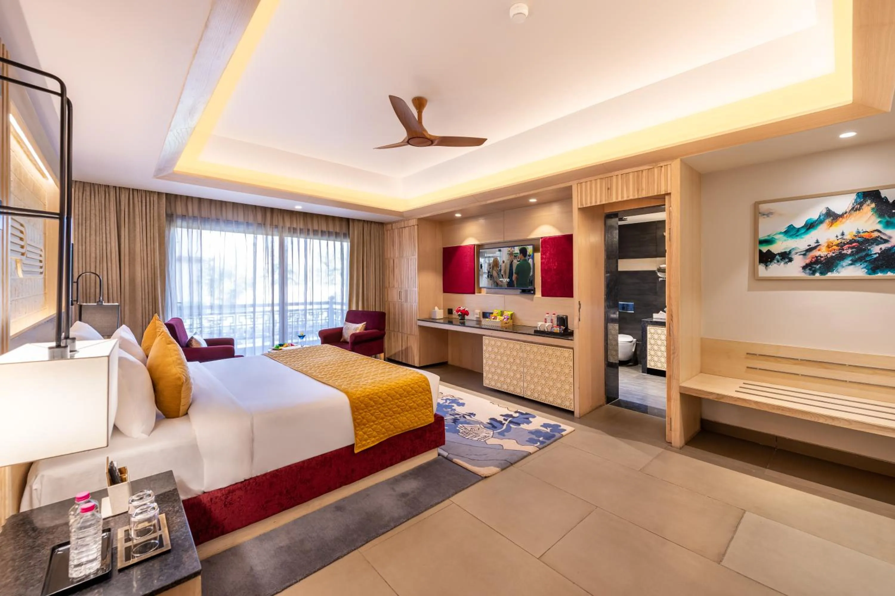 Bedroom, Bed in Ananta Spa & Resort Jaipur