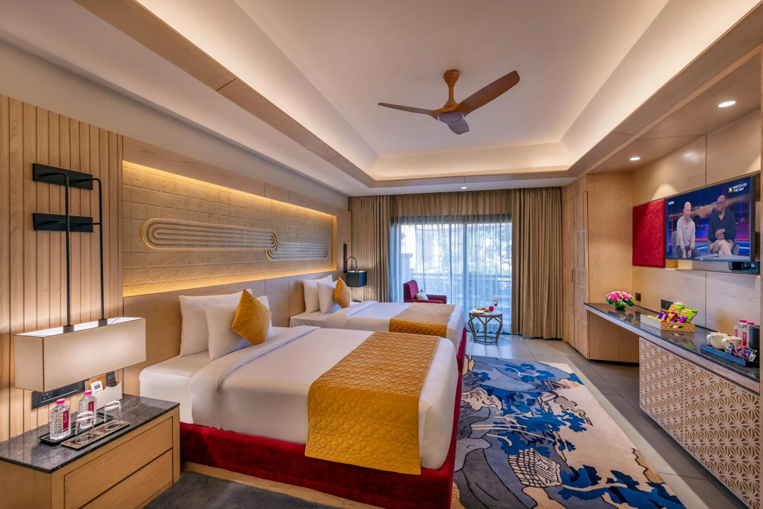 TV and multimedia, Bed in Ananta Spa & Resort Jaipur