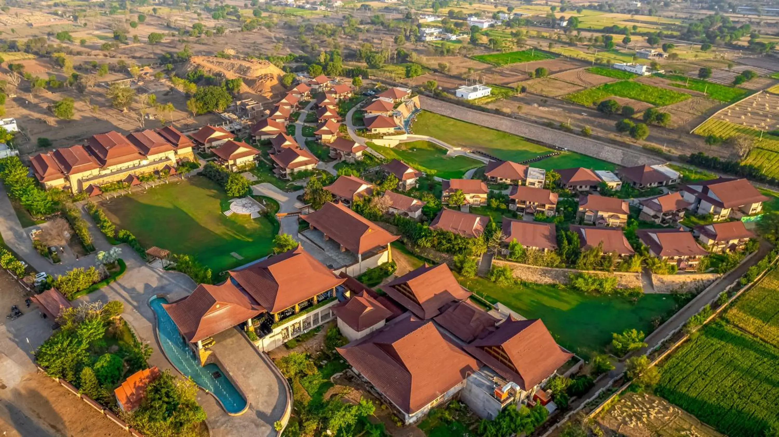 Property building in Ananta Spa & Resort Jaipur Property building in Ananta Spa & Resort Jaipur