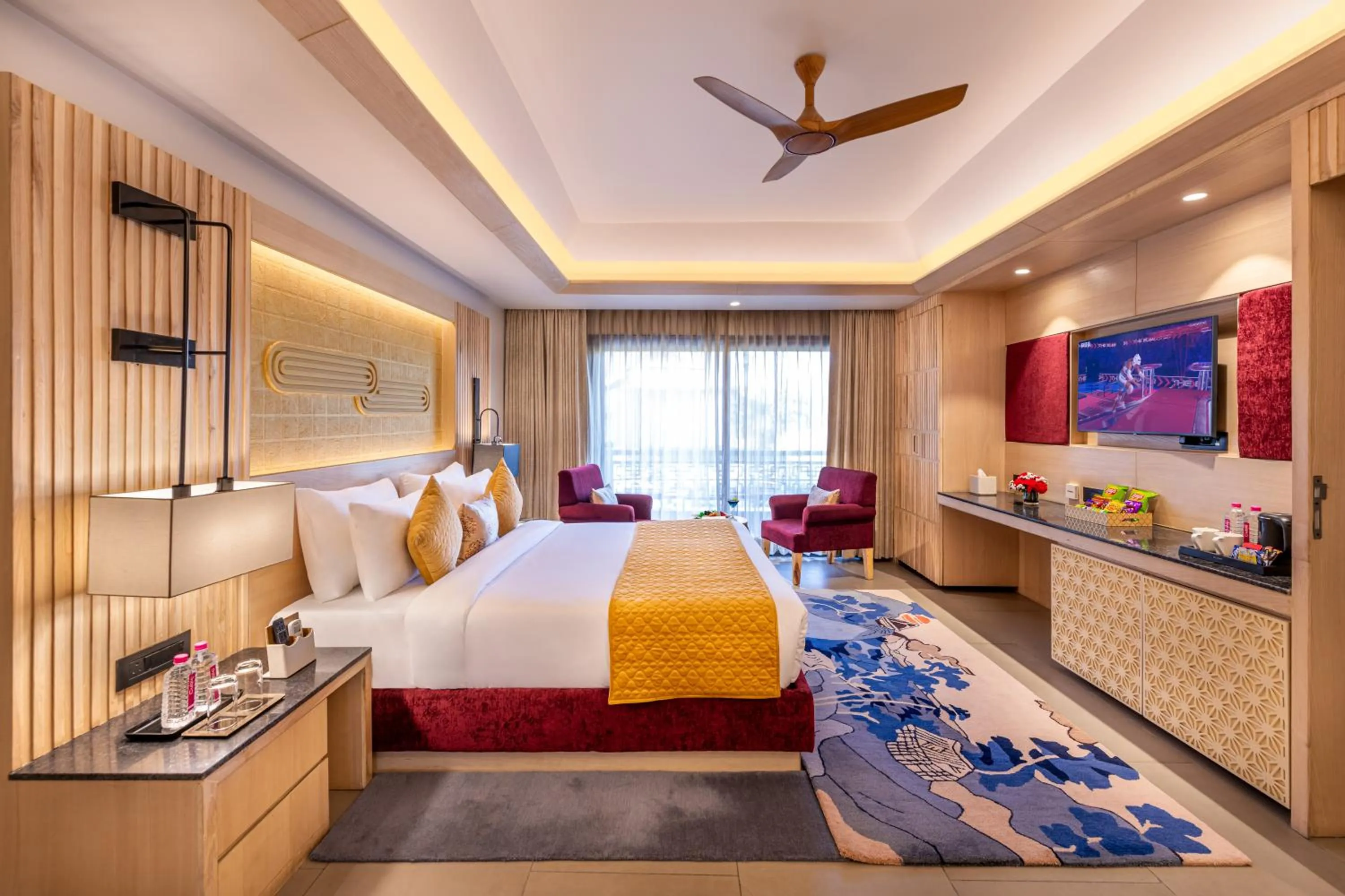 TV and multimedia, Bed in Ananta Spa & Resort Jaipur