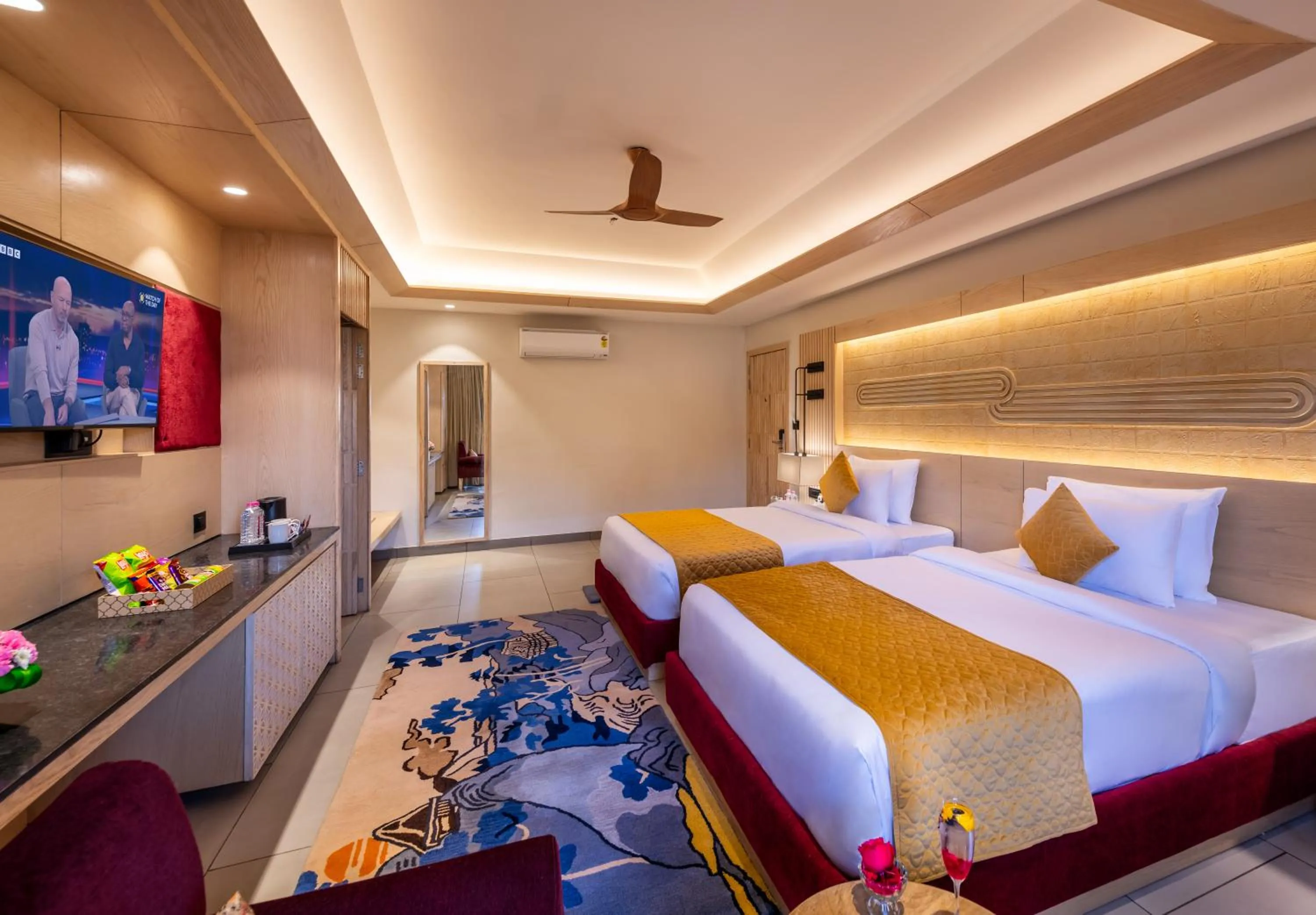 Bedroom, Bed in Ananta Spa & Resort Jaipur