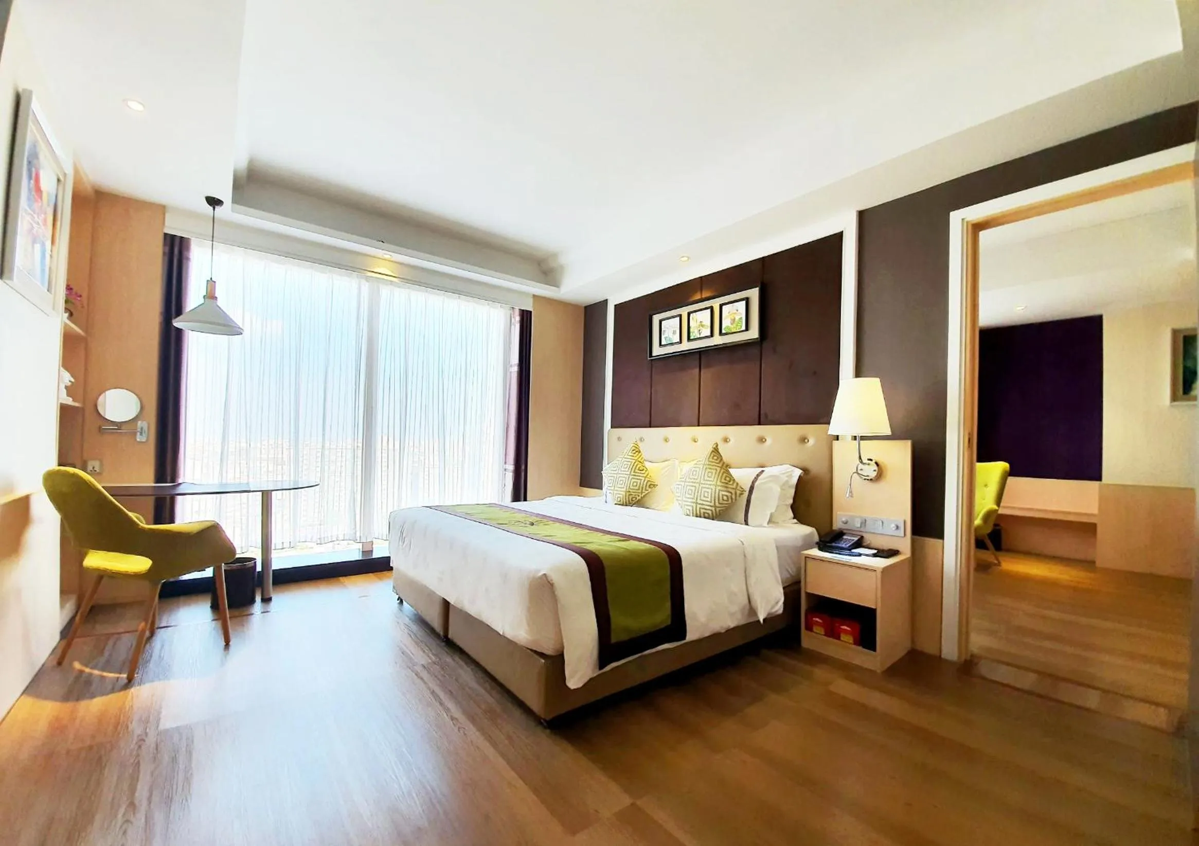 Bedroom, Bed in The Bazaar Hotel Bangkok - MRT Lat Phrao Ratchadapisek