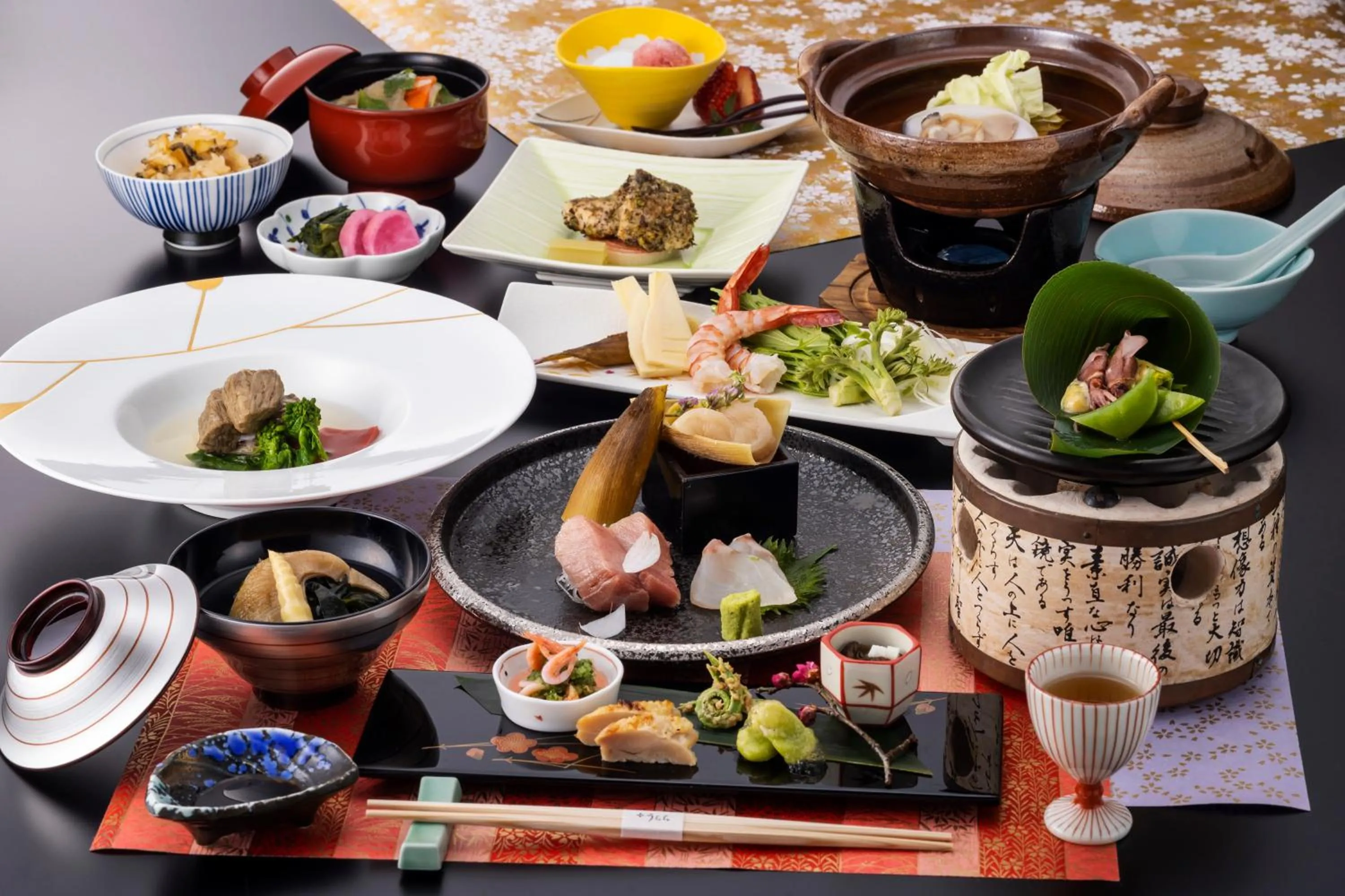 Food close-up in Hotel Taikan