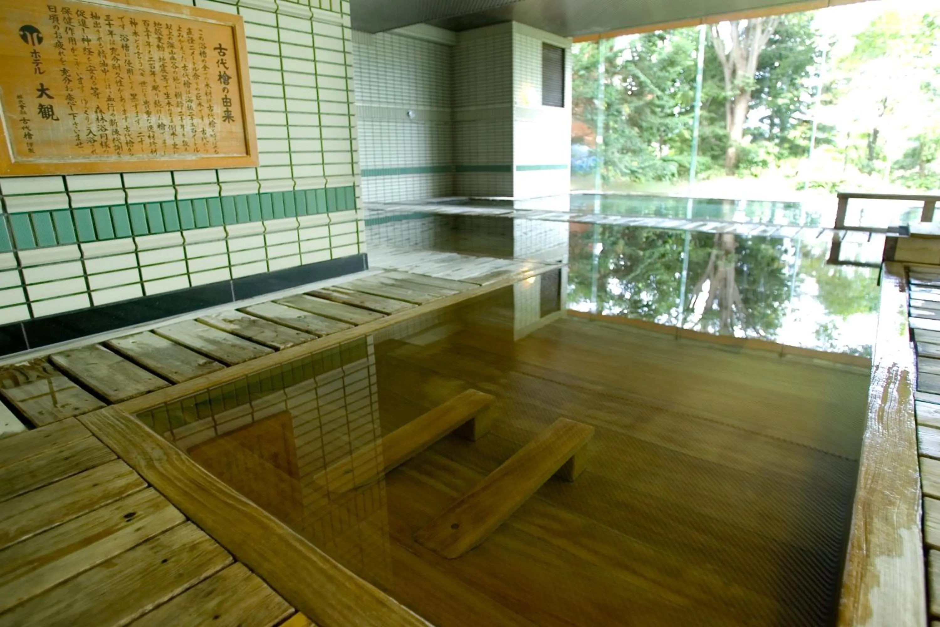 Hot Spring Bath in Hotel Taikan