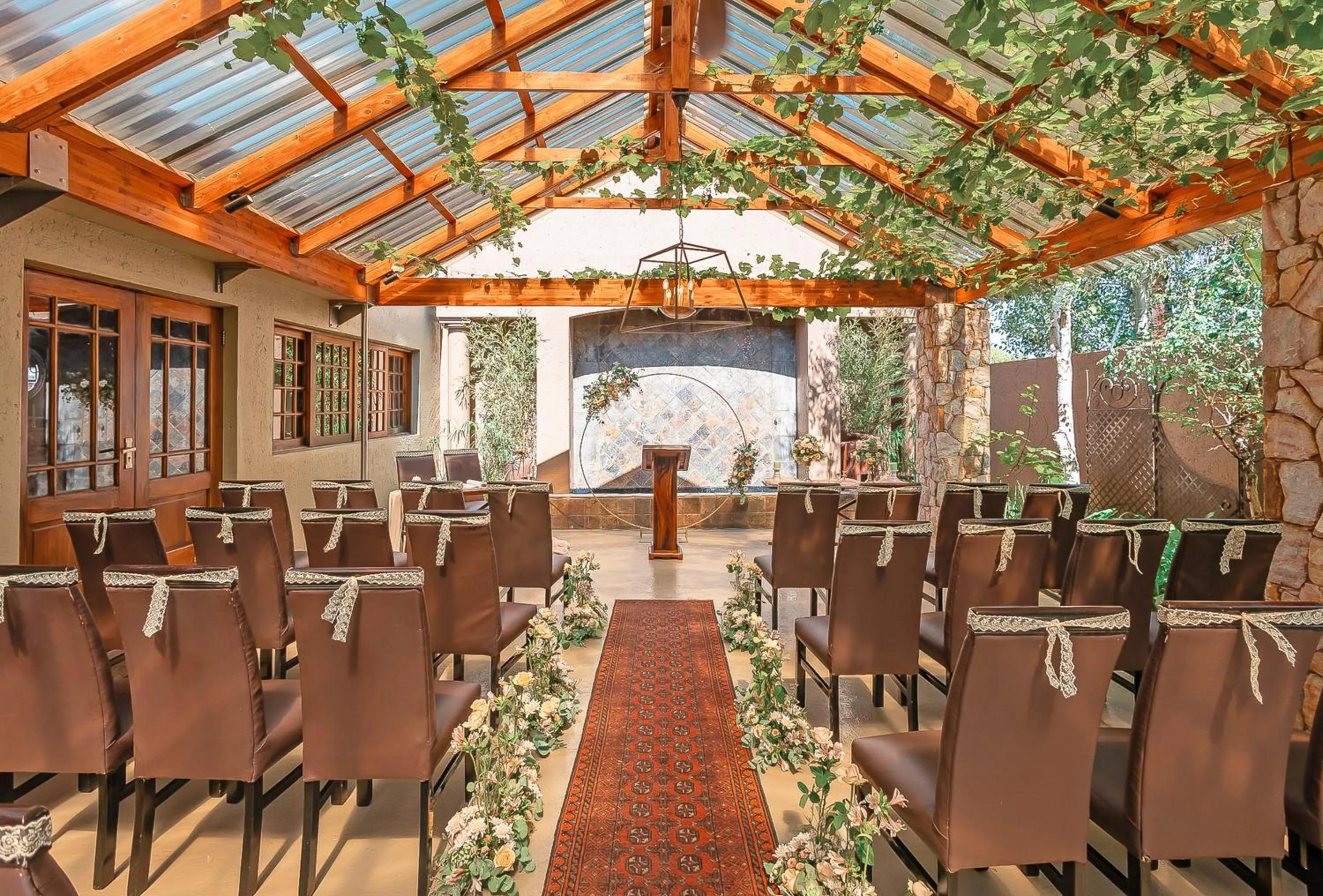 wedding in Afrique Boutique Hotel O.R. Tambo