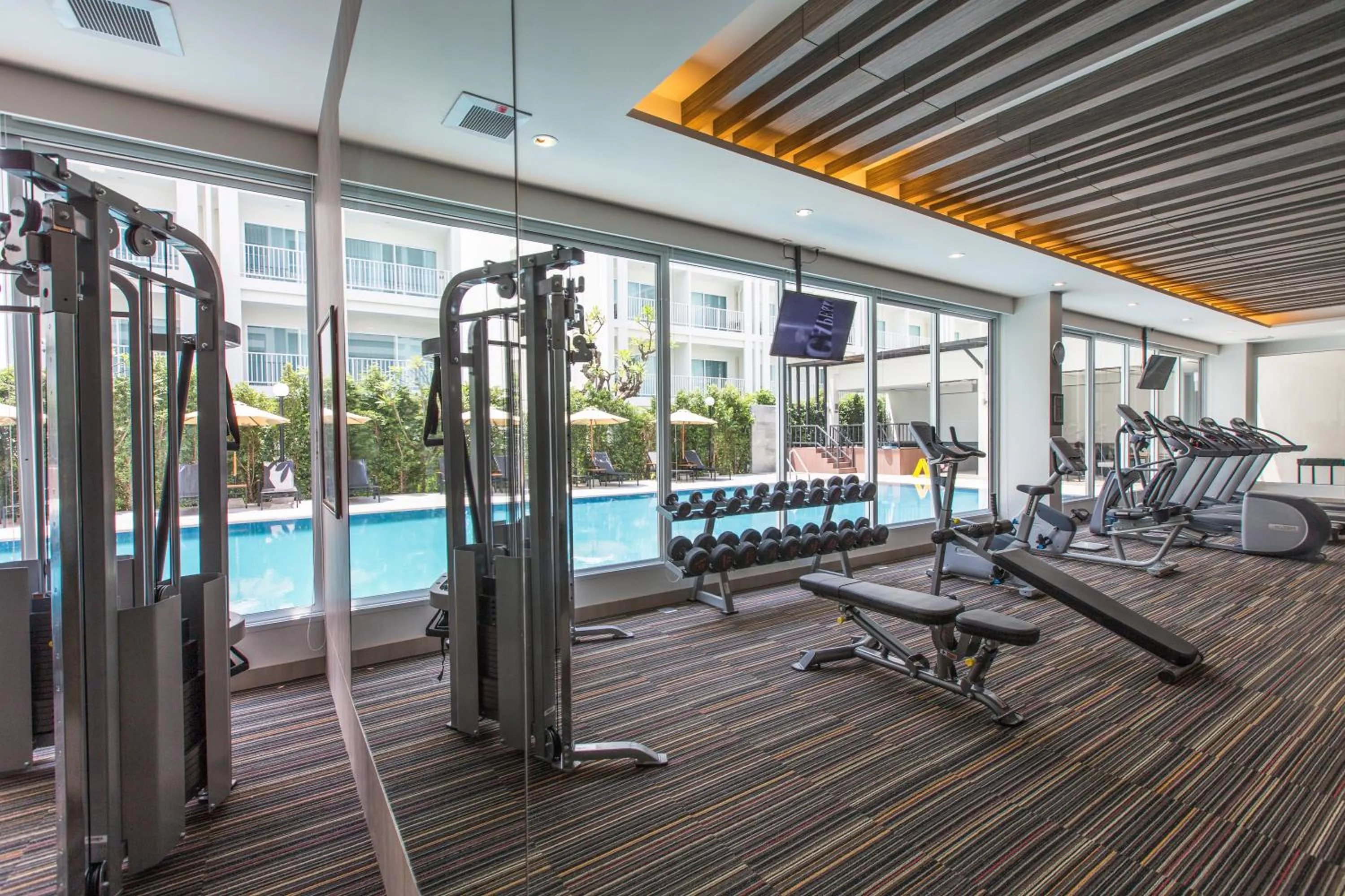 Fitness centre/facilities in Kantary 304 Hotel Prachinburi