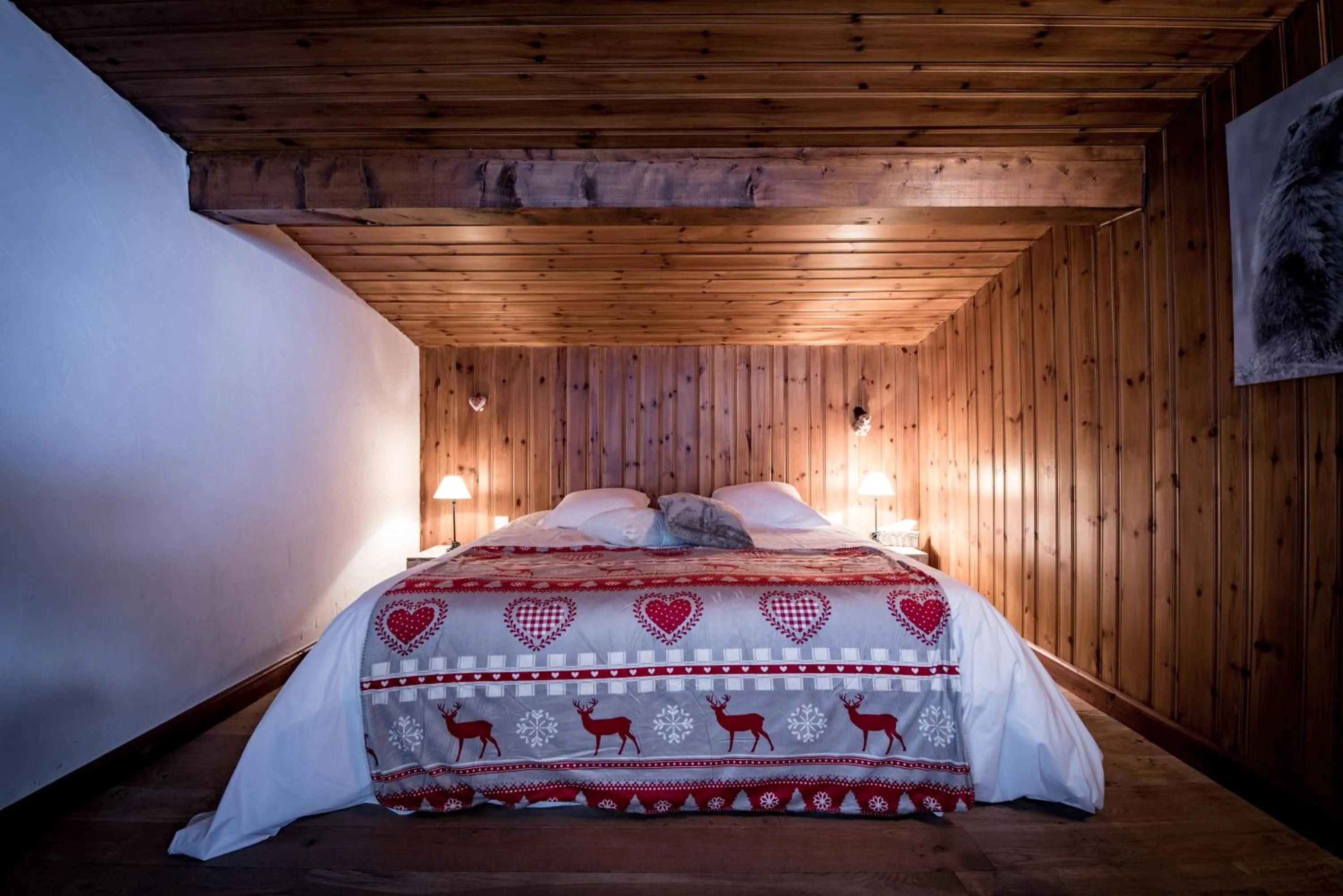 Bed in Chalet Du Friolin