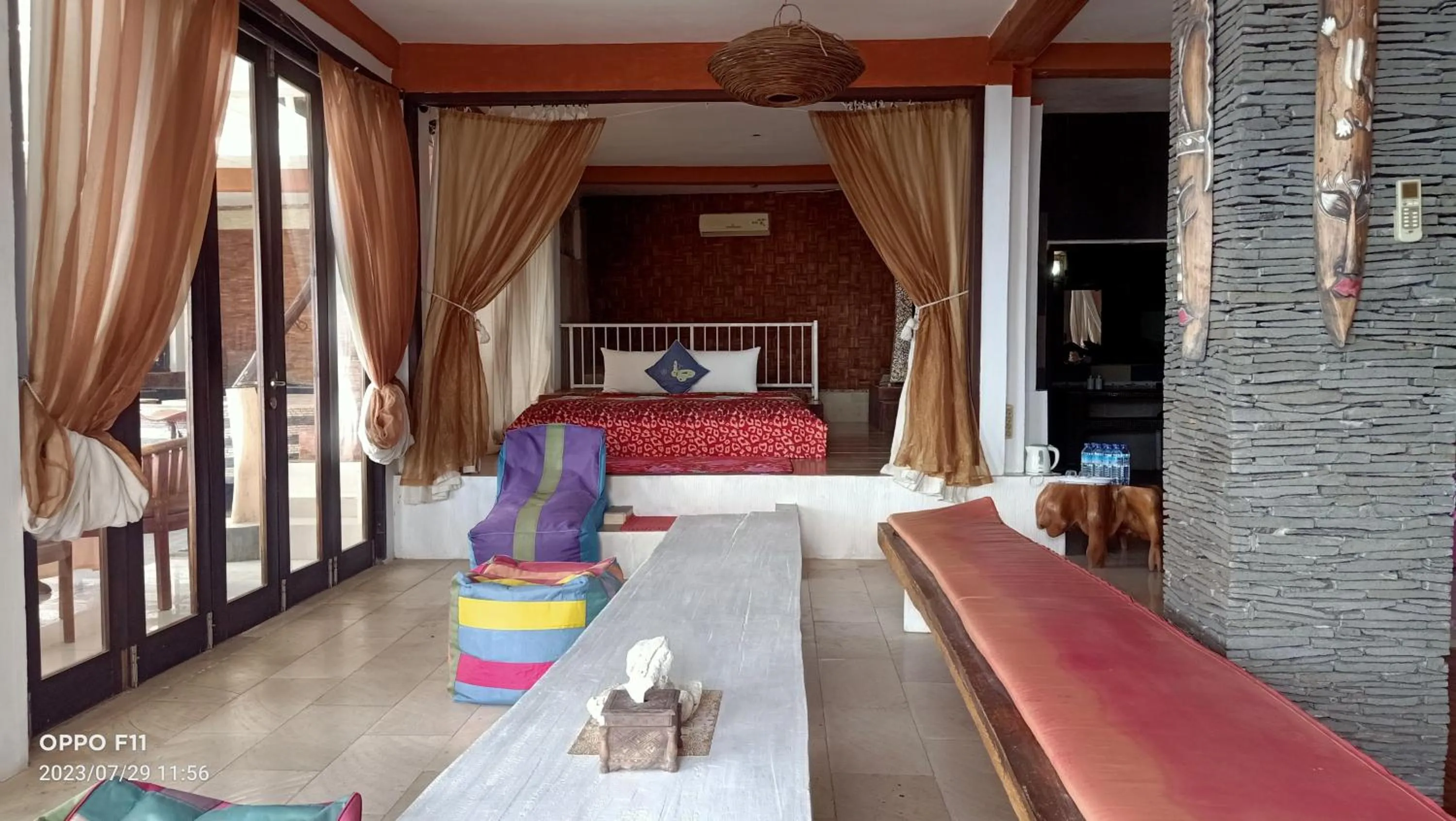 Bed in Rara Villas Lombok