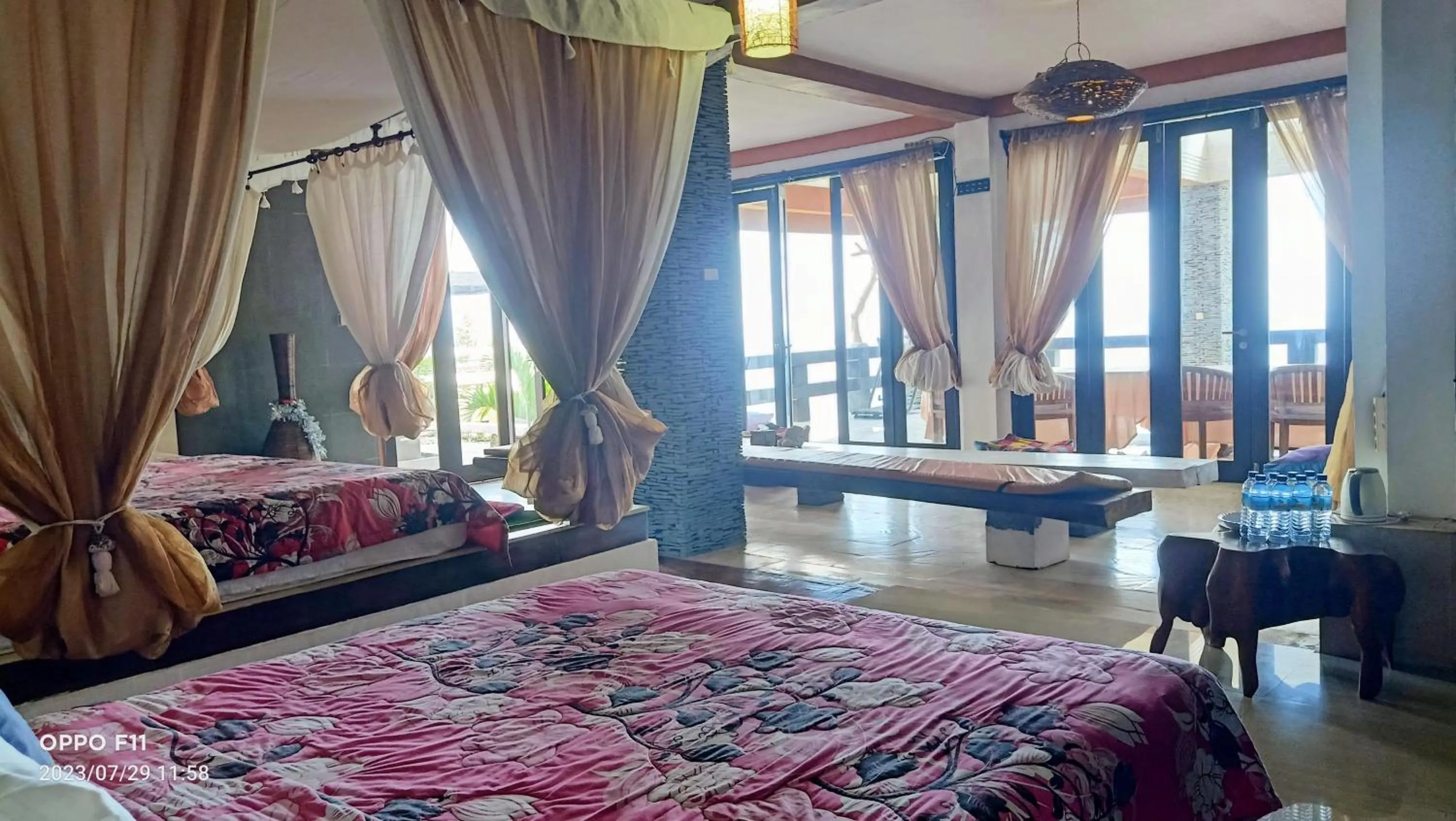 Bed in Rara Villas Lombok