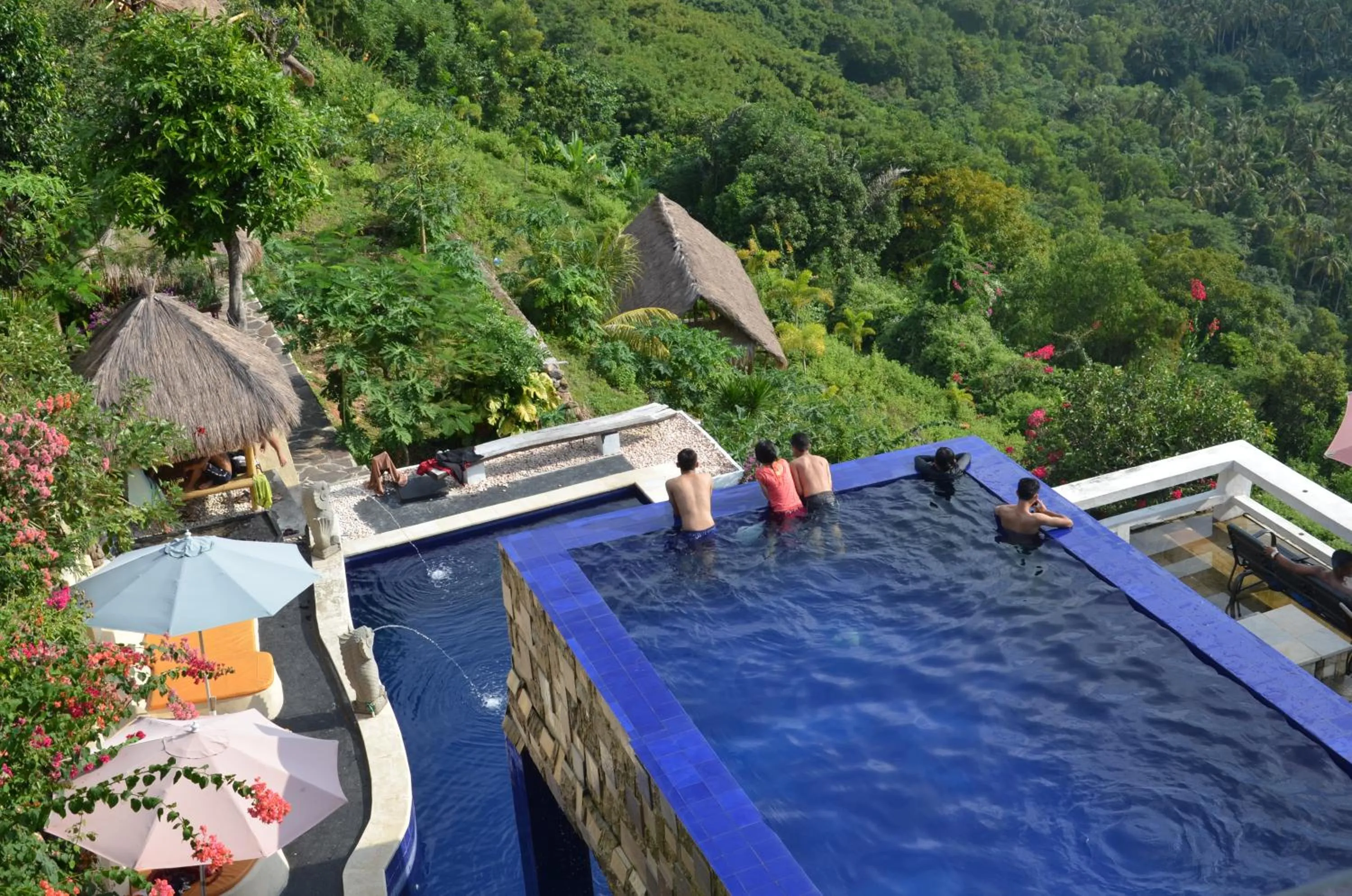 Swimming pool in Rara Villas Lombok