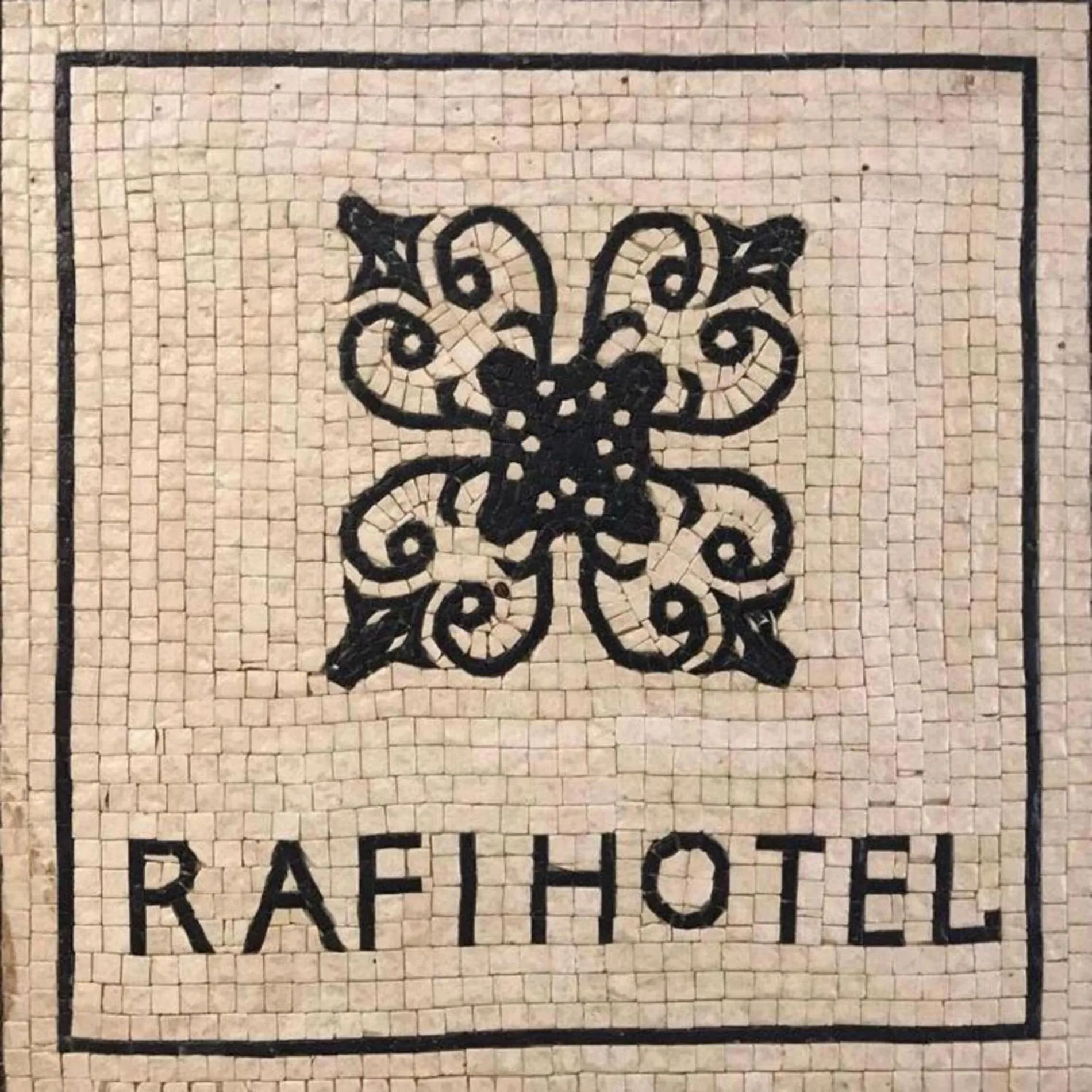 Logo/Certificate/Sign in Rafi Hotel