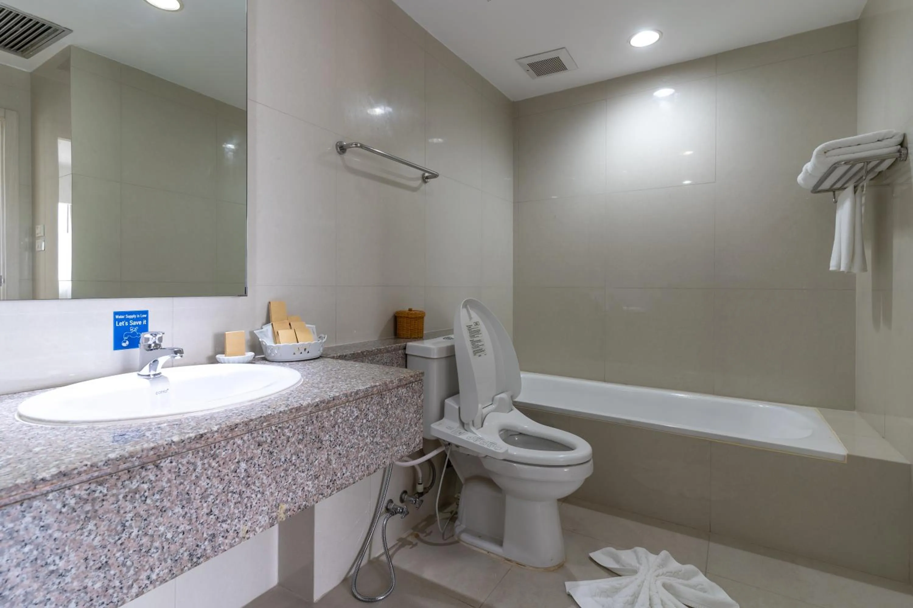 Toilet in Classic Kameo Hotel and Serviced Apartments, Sriracha