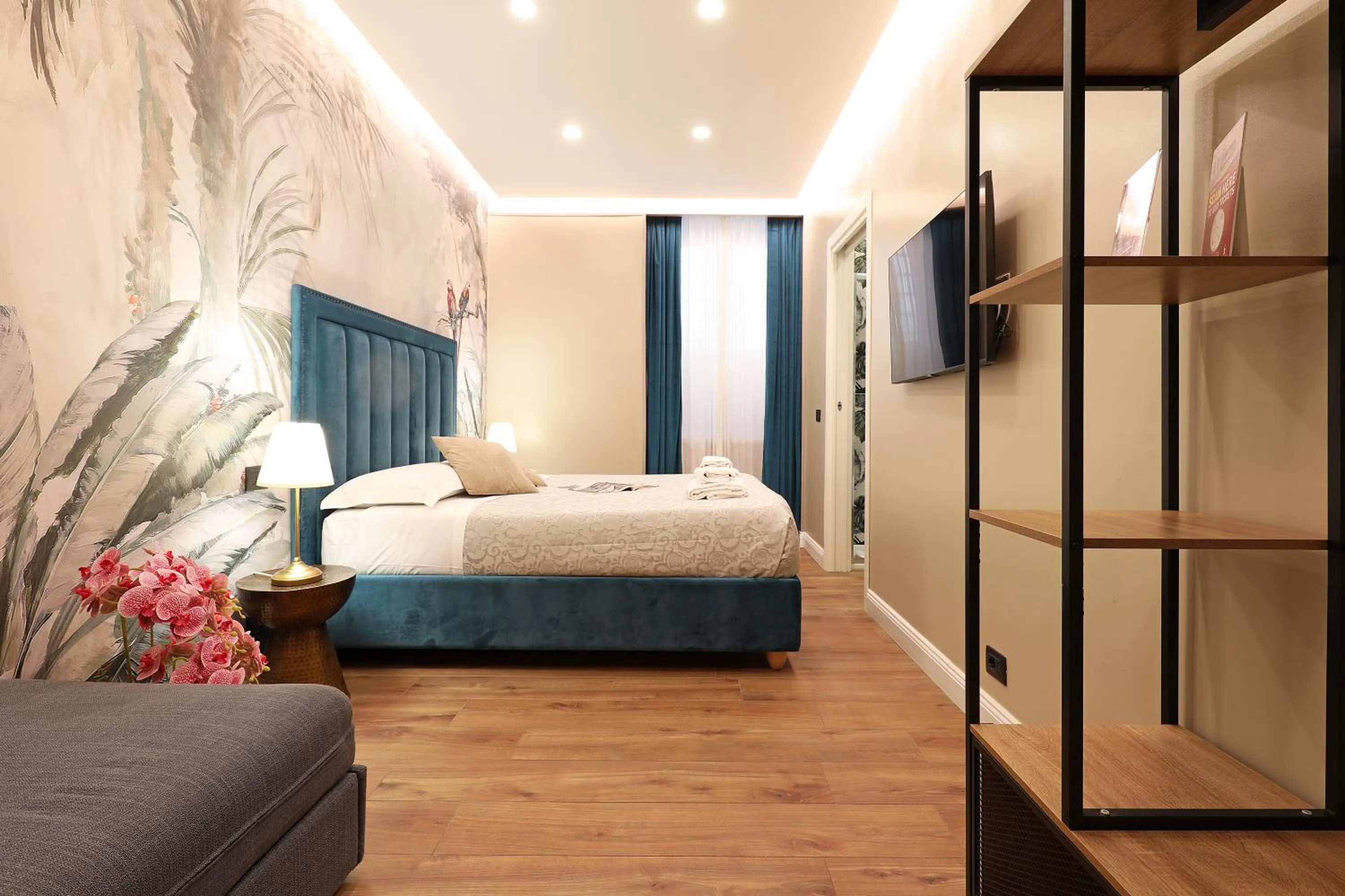 Bed in Grand Tour Rome Suites - Liberty Collection