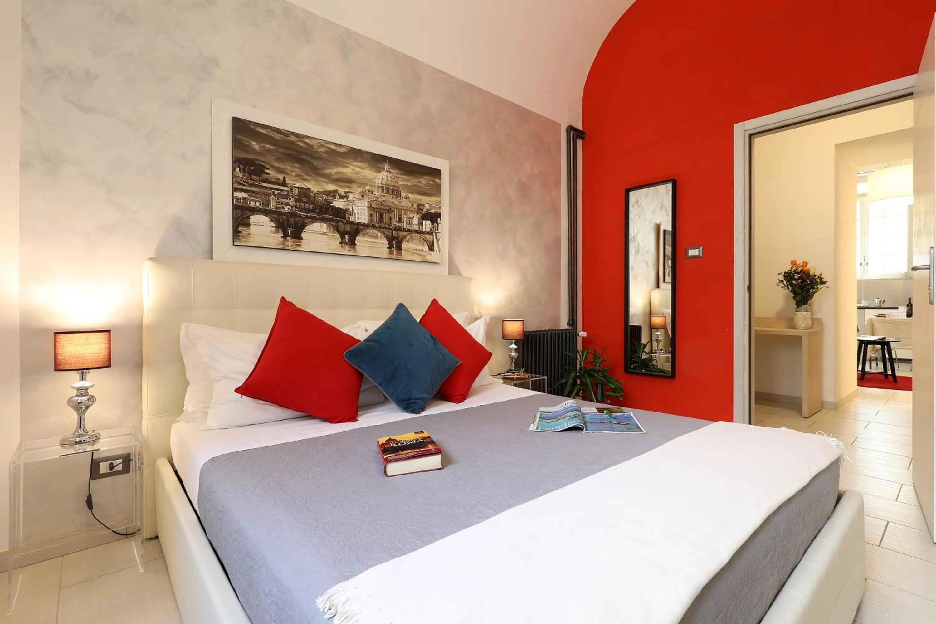 Photo of the whole room, Bed in Grand Tour Rome Suites - Liberty Collection