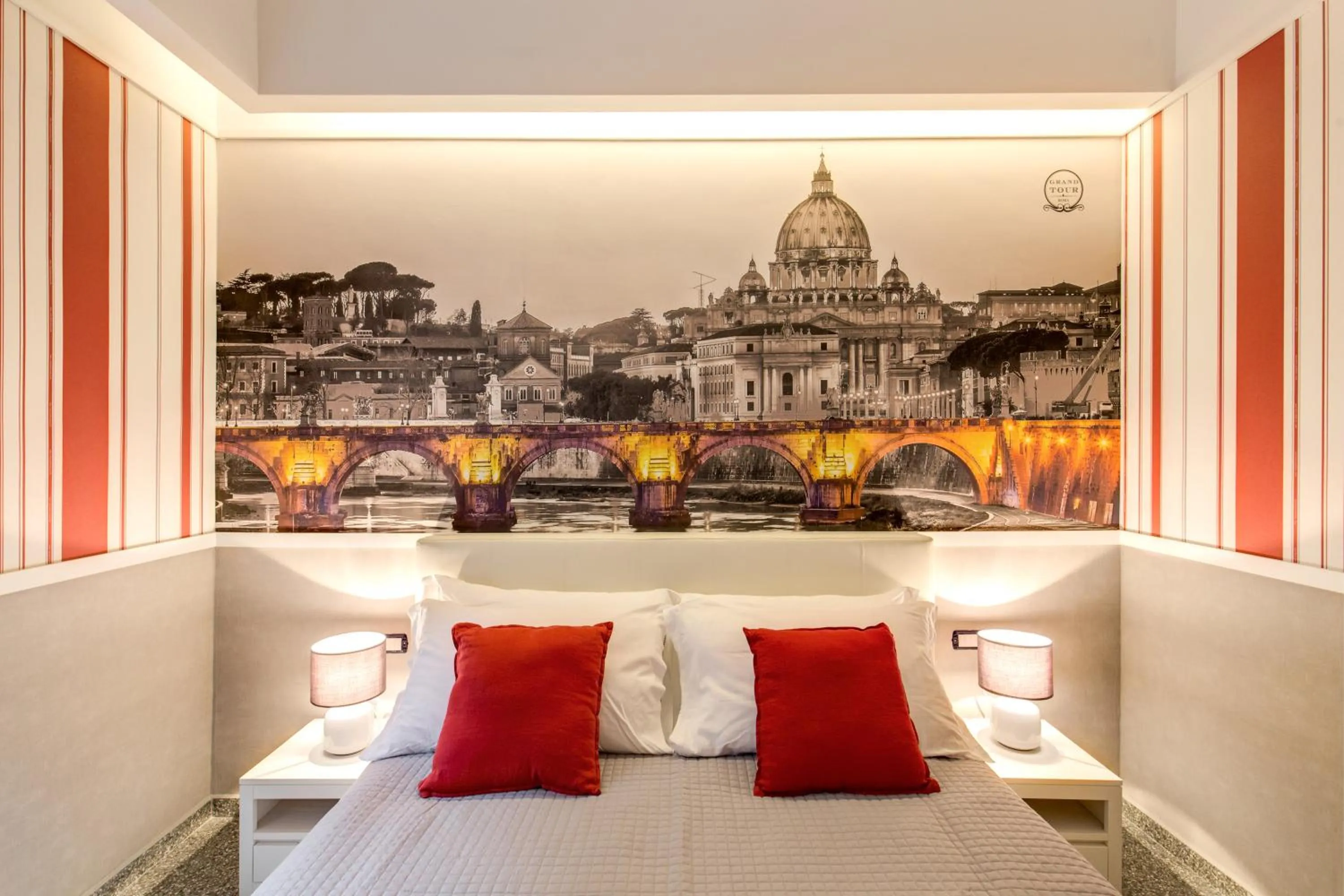 Decorative detail, Bed in Grand Tour Rome Suites - Liberty Collection
