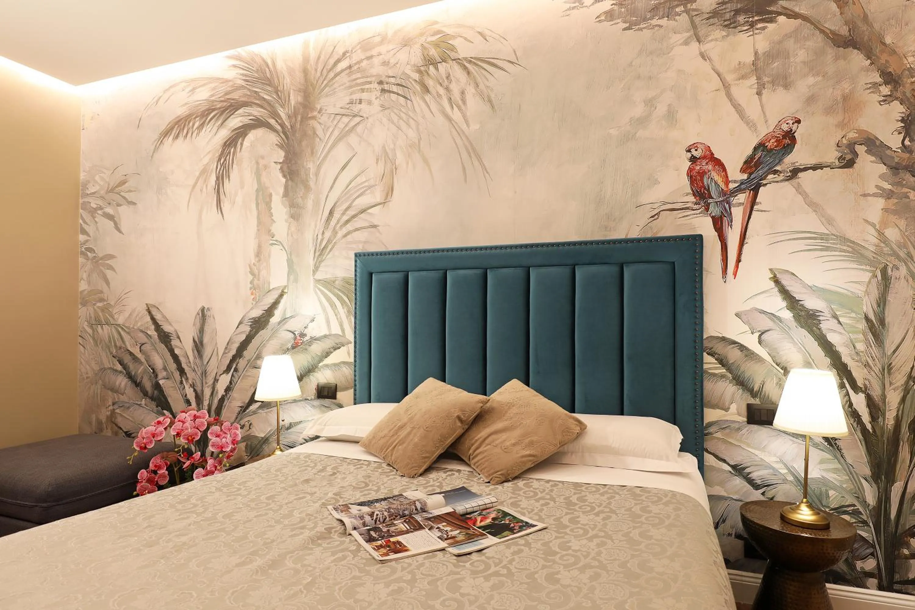 Bed in Grand Tour Rome Suites - Liberty Collection