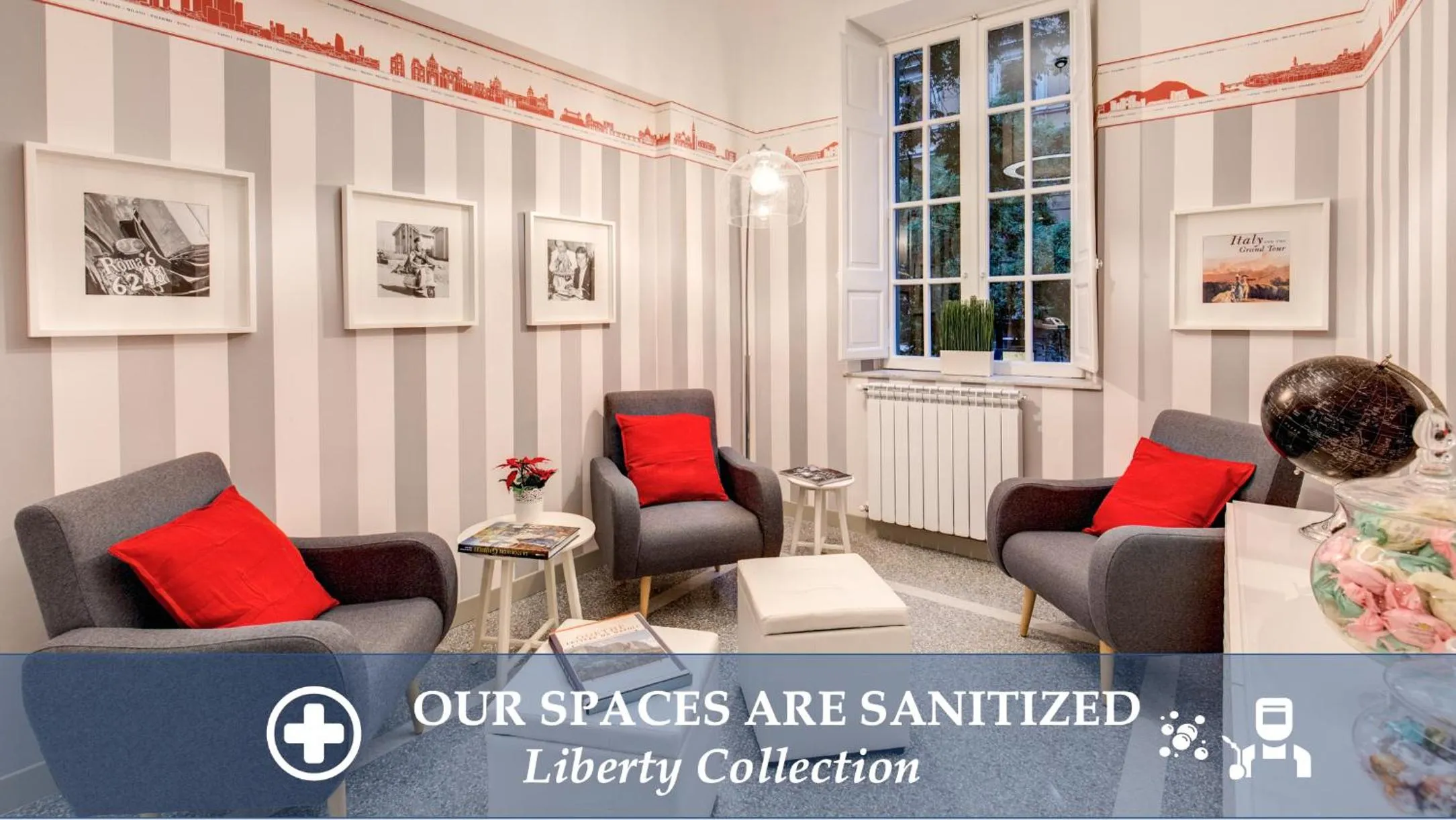 Property logo or sign in Grand Tour Rome Suites - Liberty Collection
