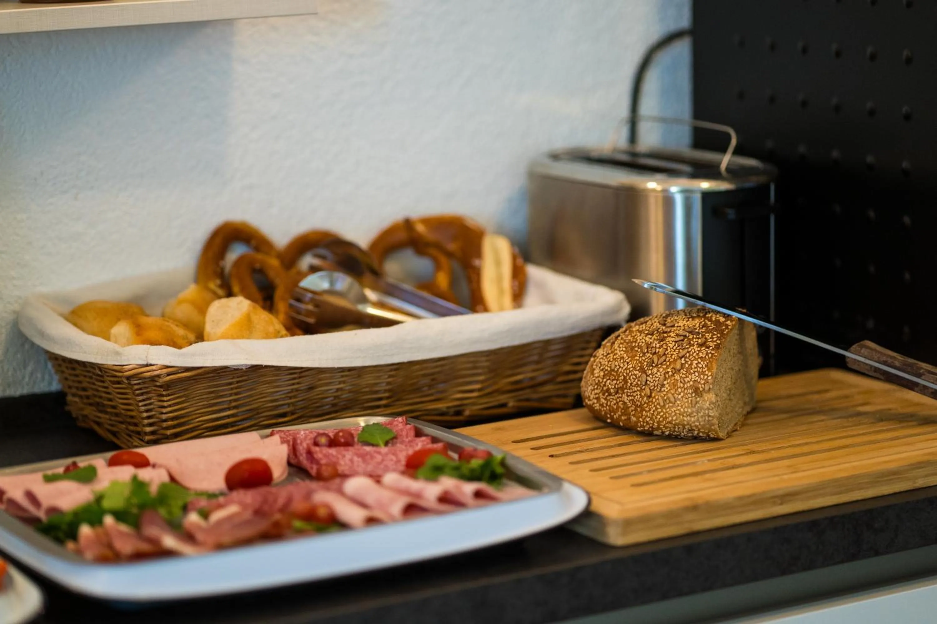 Buffet breakfast in B&B Outlet Hotel - Metzingen - Bad Urach - Free Parking