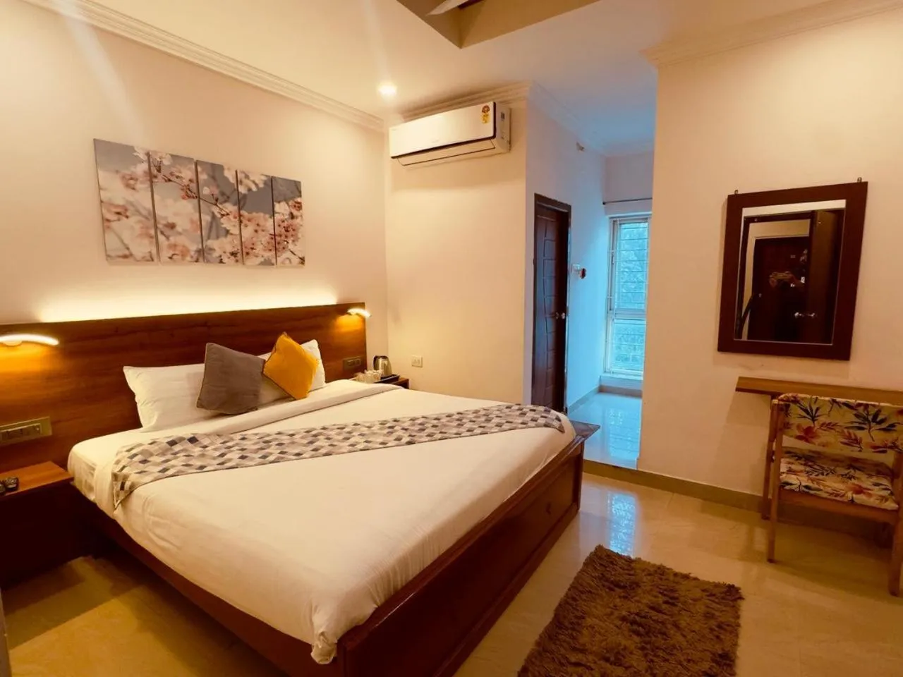 Bed in Cosy Banjara Guest House
