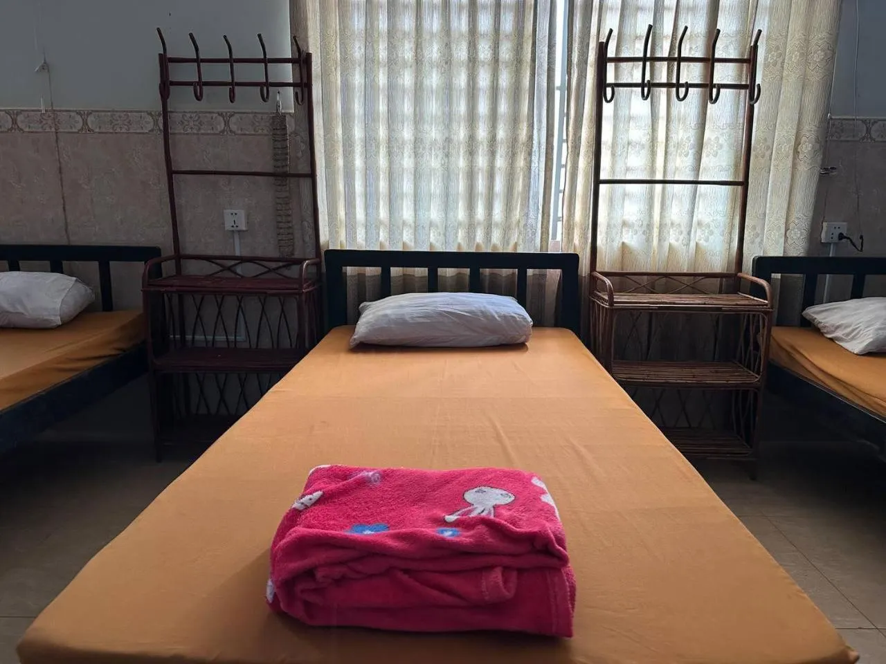 Bed in Eco-Home Siem Reap Homestay