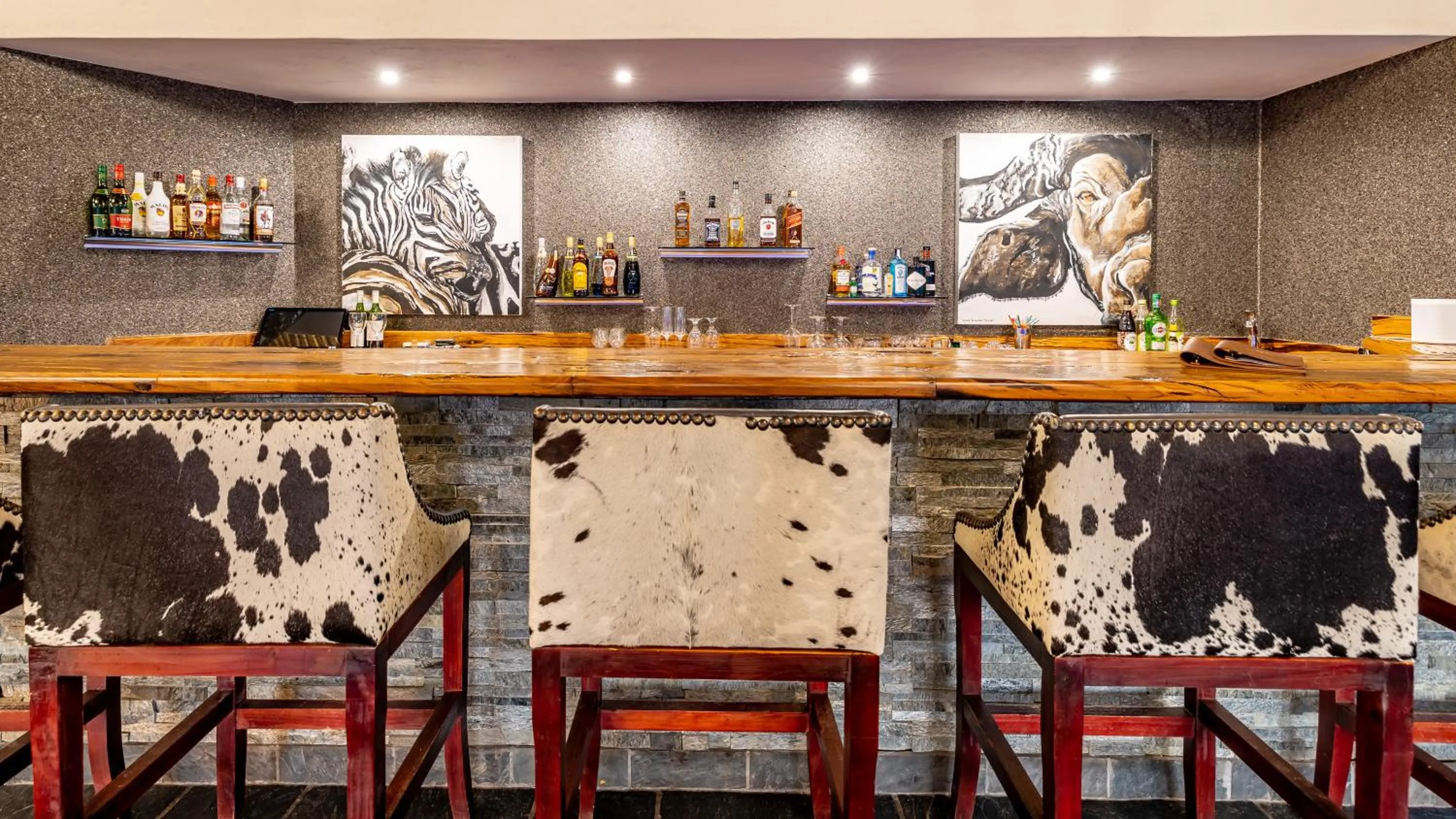 Lounge or bar in Kusudalweni Safari Lodge and Spa