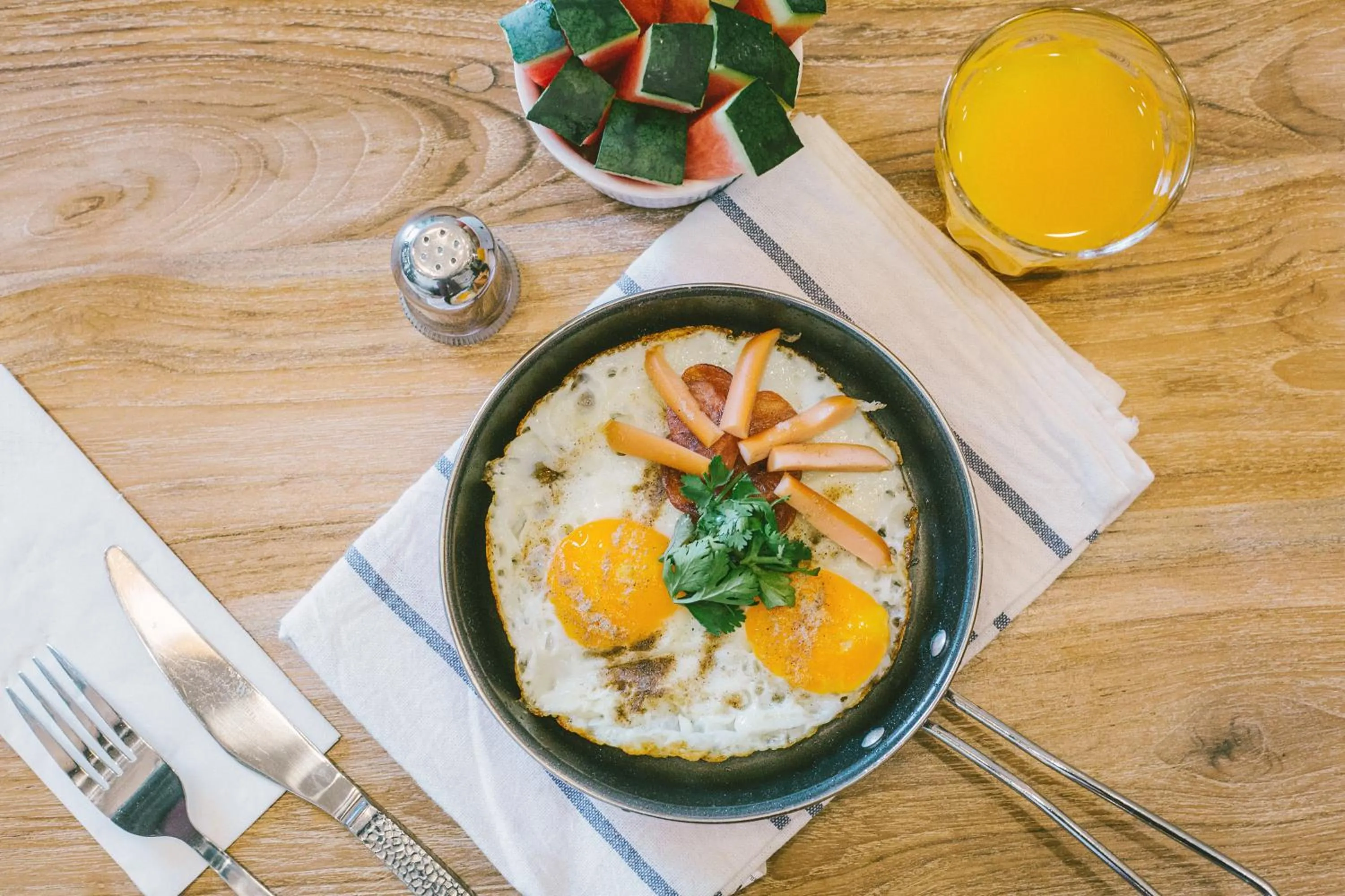 Food close-up in Amaka Bed and Breakfast