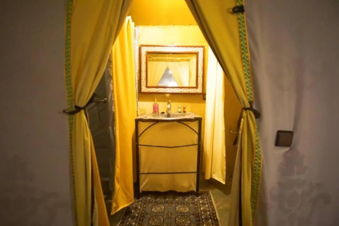 Bed in Merzouga Luxury Camp