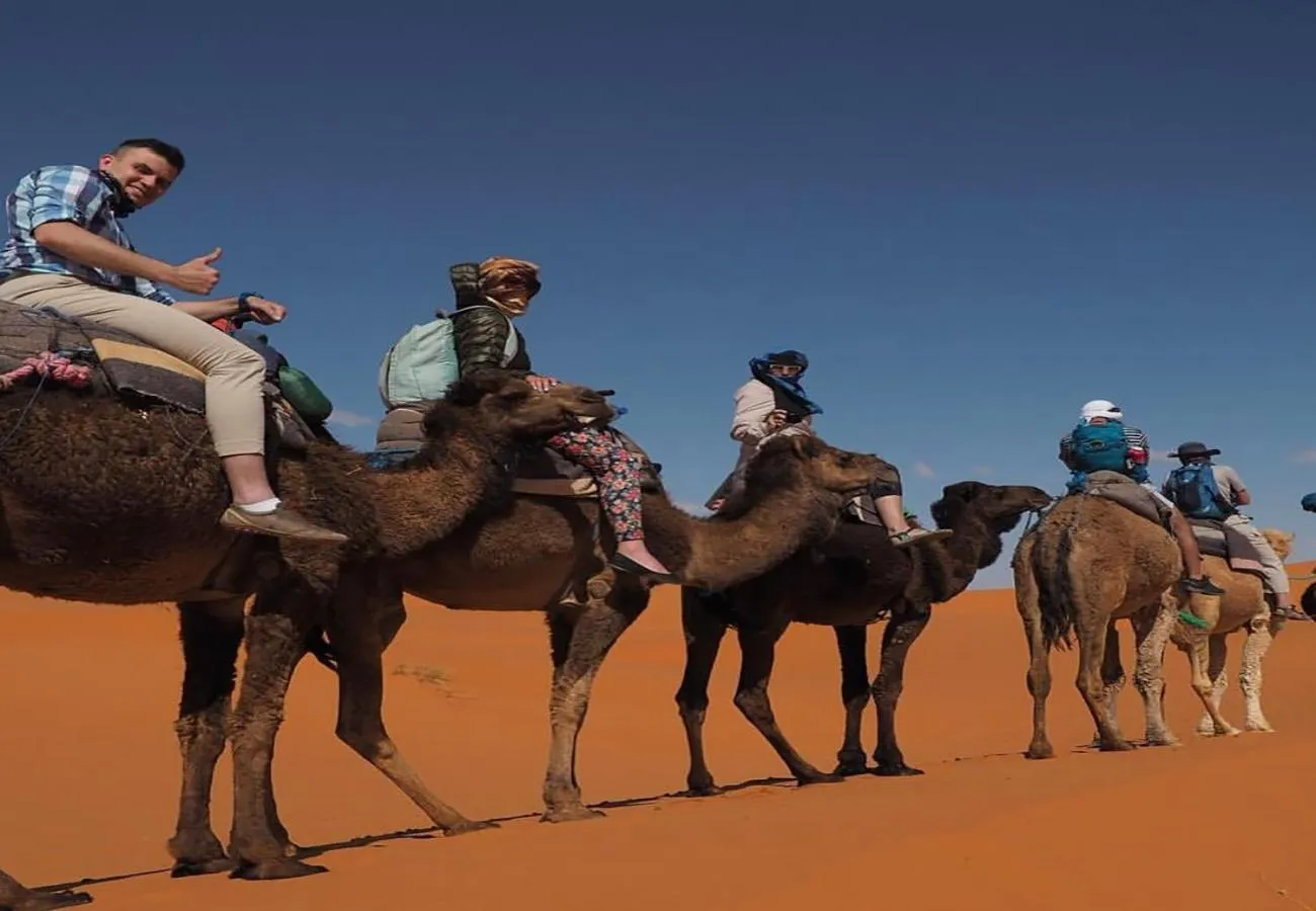 People in Merzouga Luxury Camp