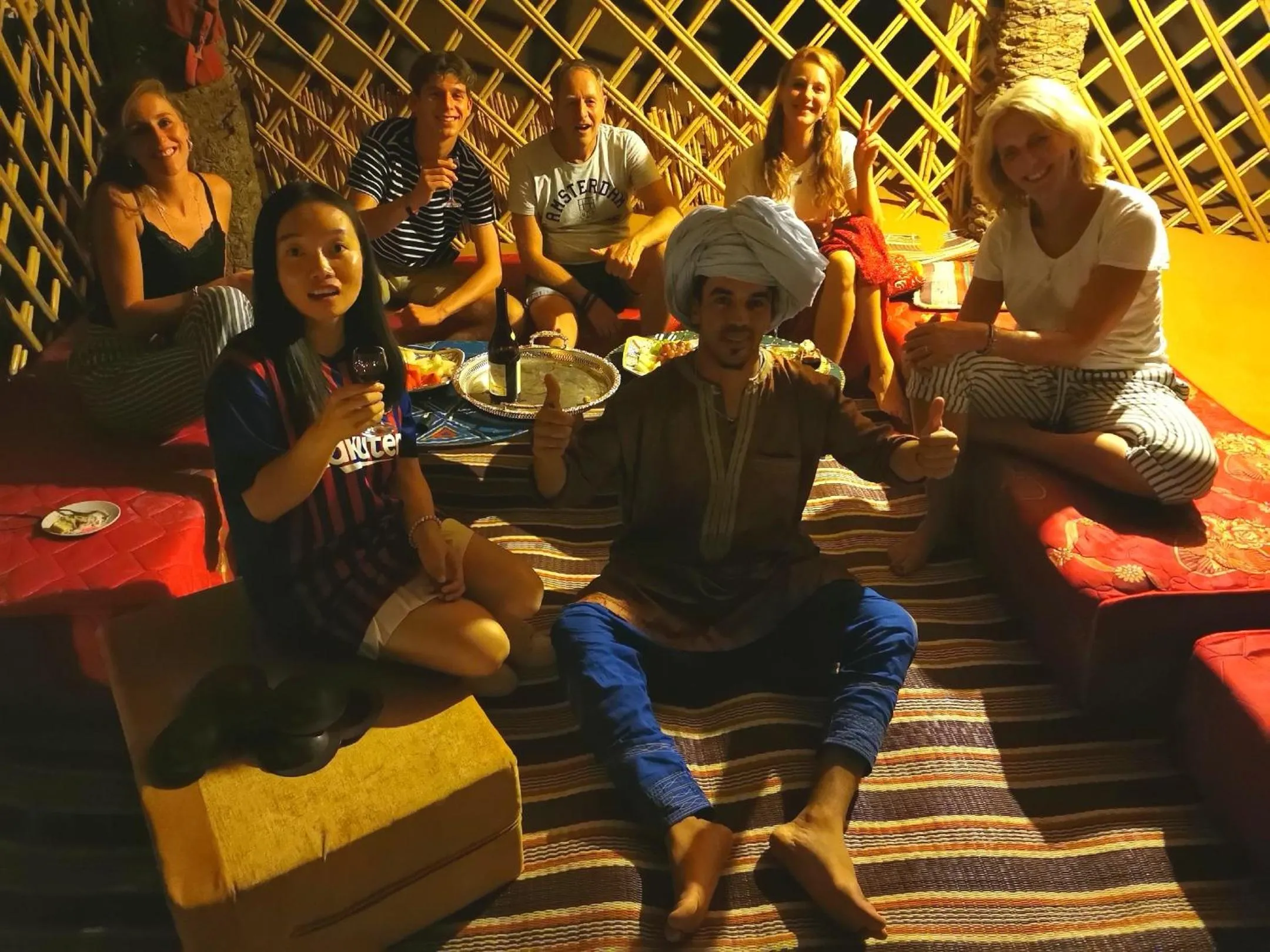 People in Merzouga Luxury Camp