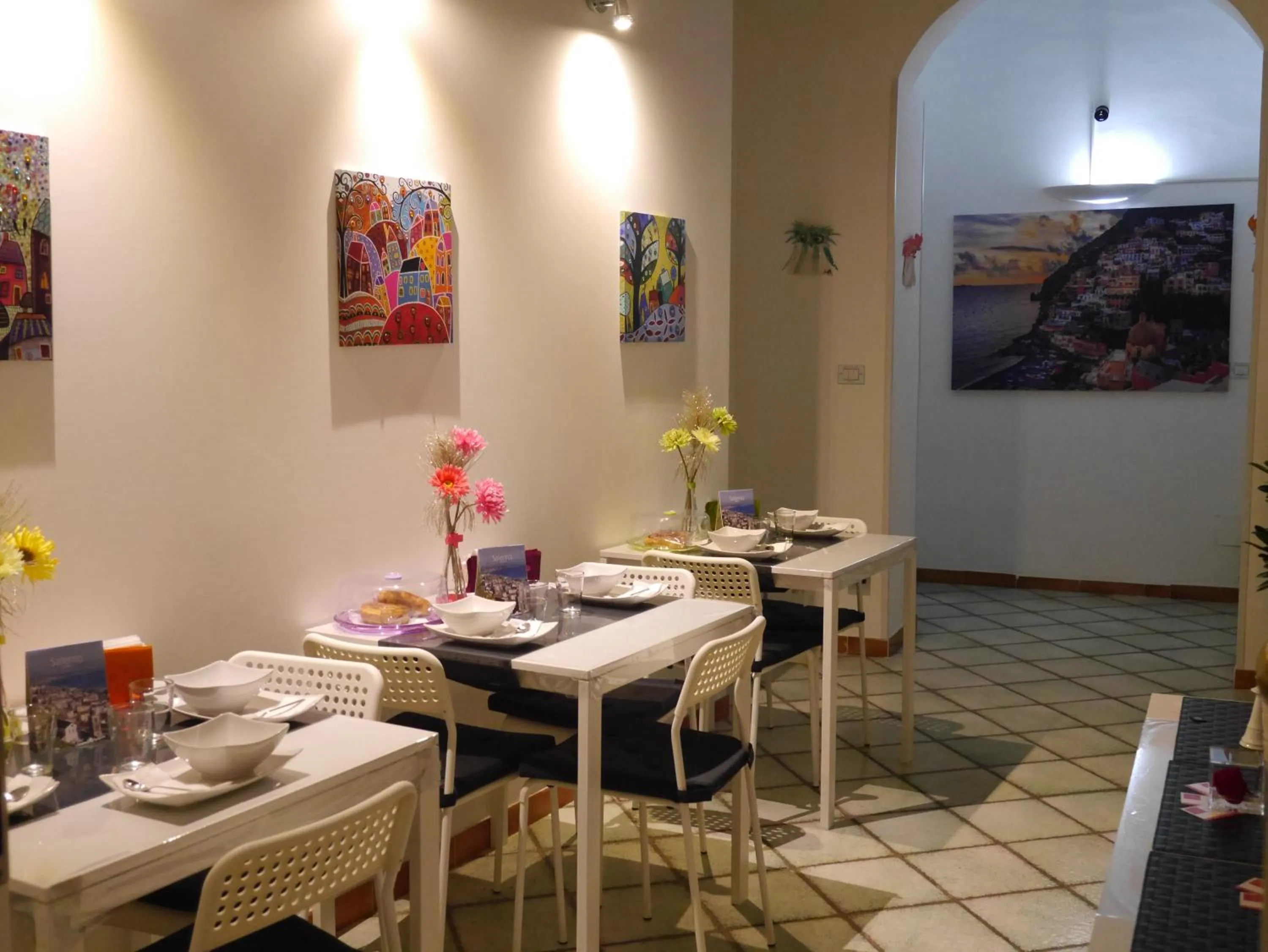 Dining area in B&B Dei Mercanti