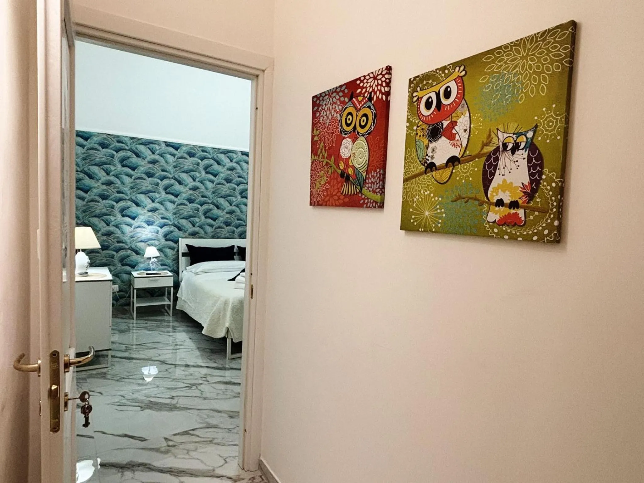 Decorative detail, Bed in B&B Dei Mercanti