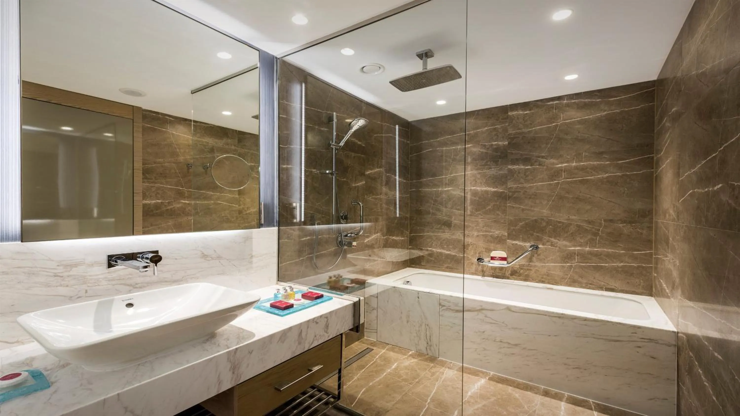 Bathroom in Crowne Plaza Florya Istanbul by IHG
