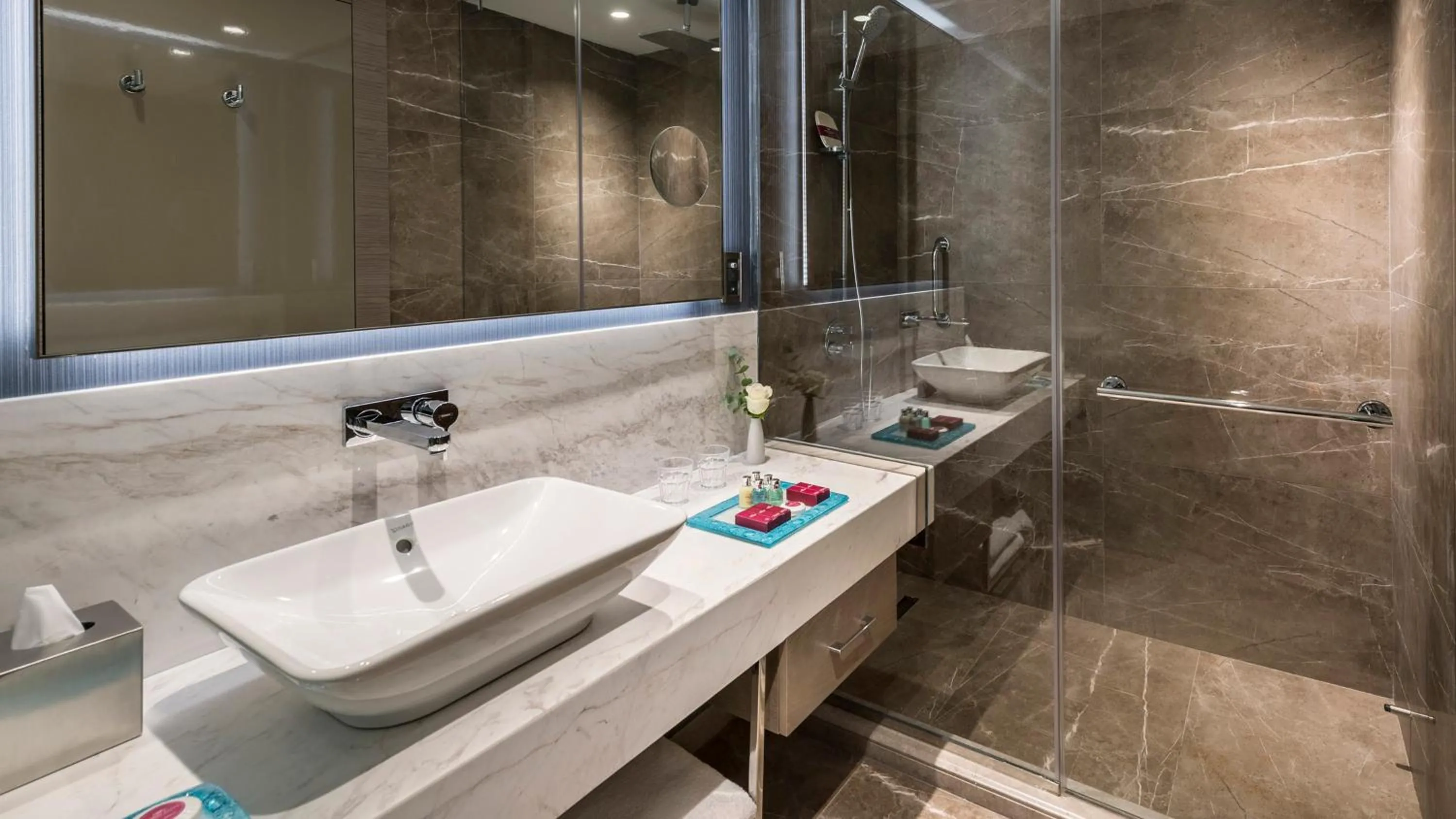 Bathroom in Crowne Plaza Florya Istanbul by IHG