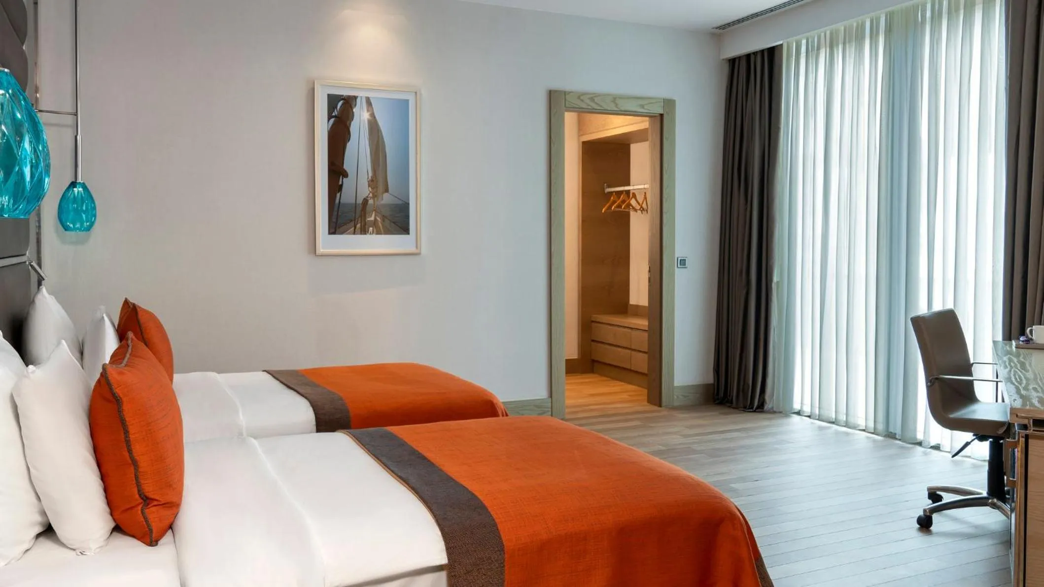 Photo of the whole room, Bed in Crowne Plaza Florya Istanbul by IHG