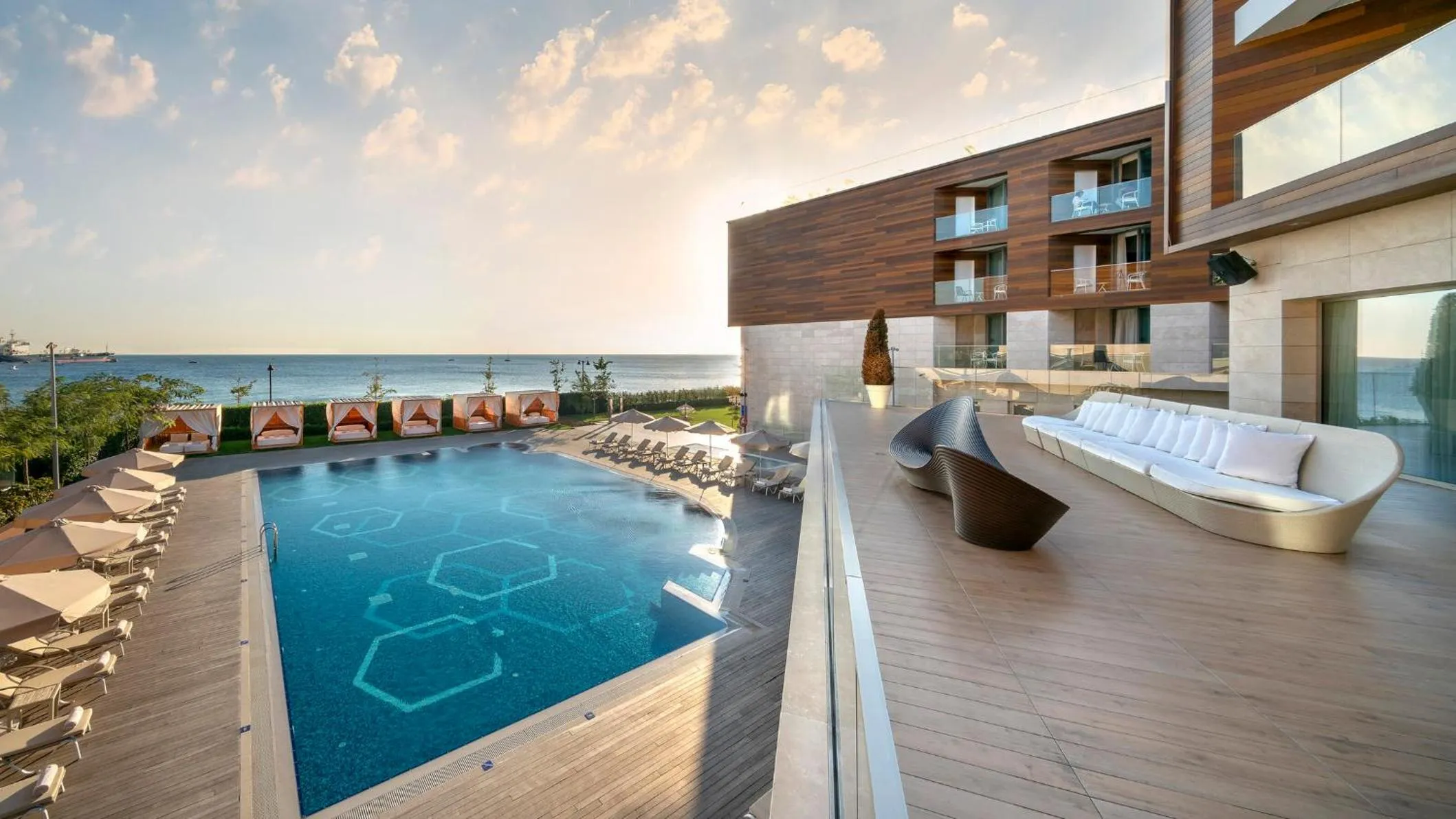 Swimming pool in Crowne Plaza Florya Istanbul by IHG