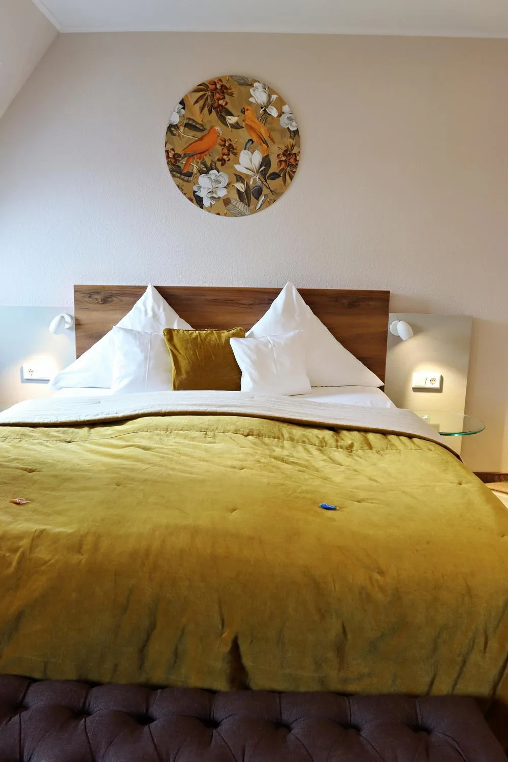 Bed in Hotel Vorderburg