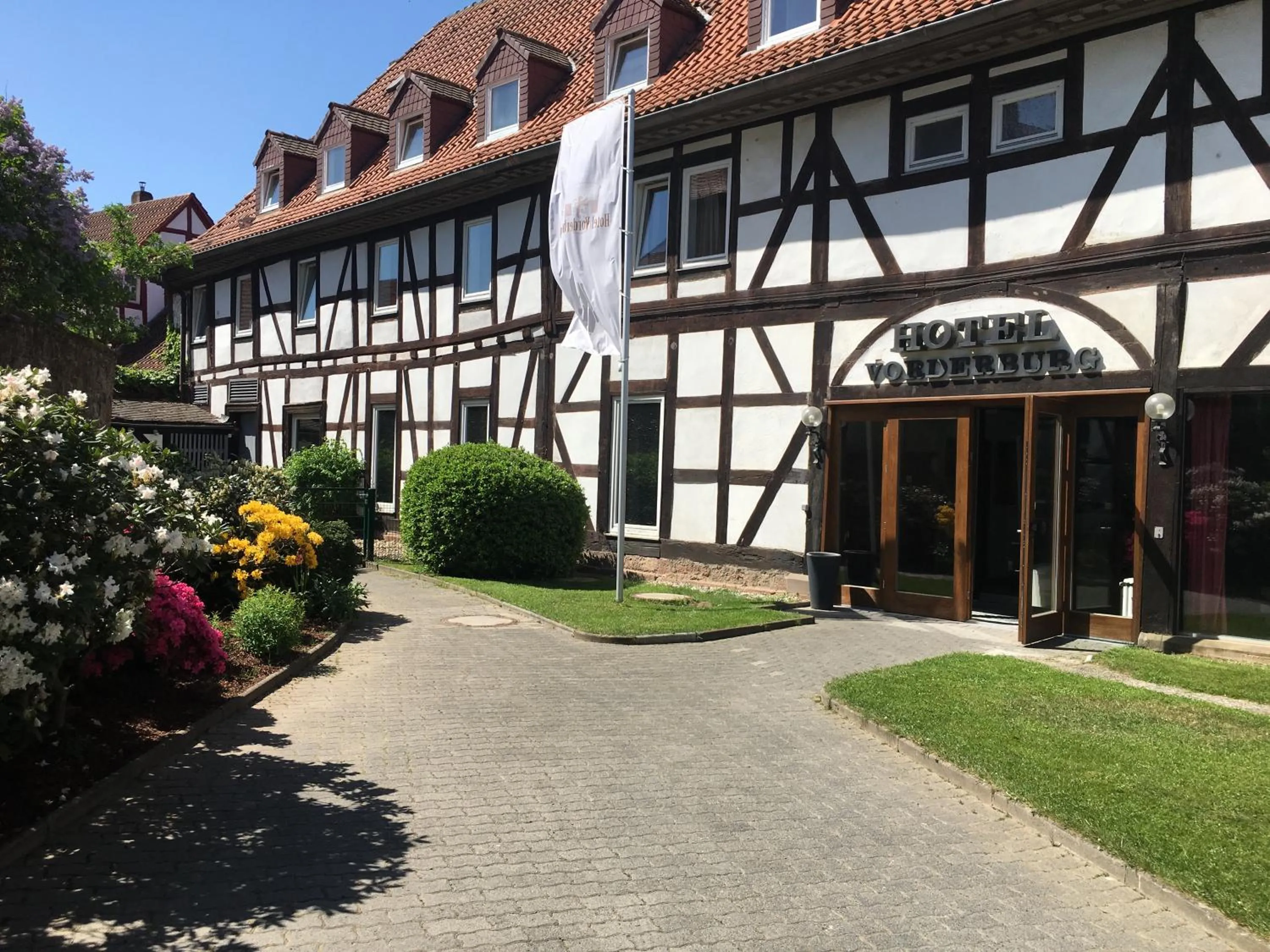 Garden in Hotel Vorderburg