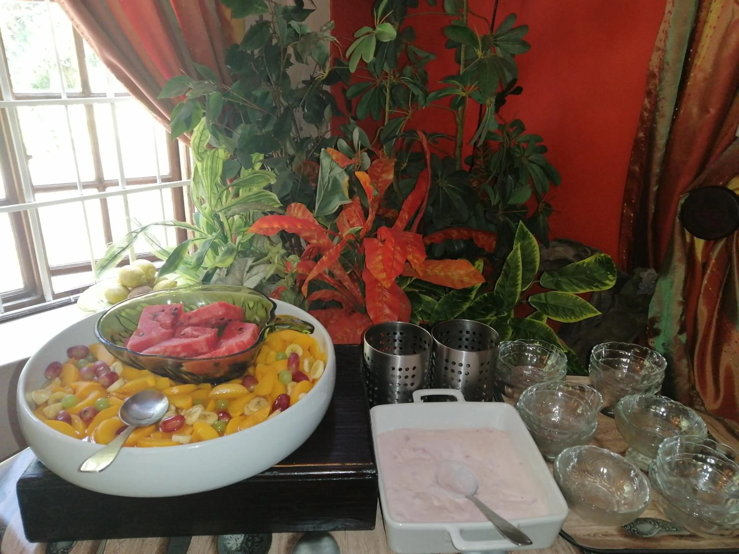 Dining area in Castle Lodge