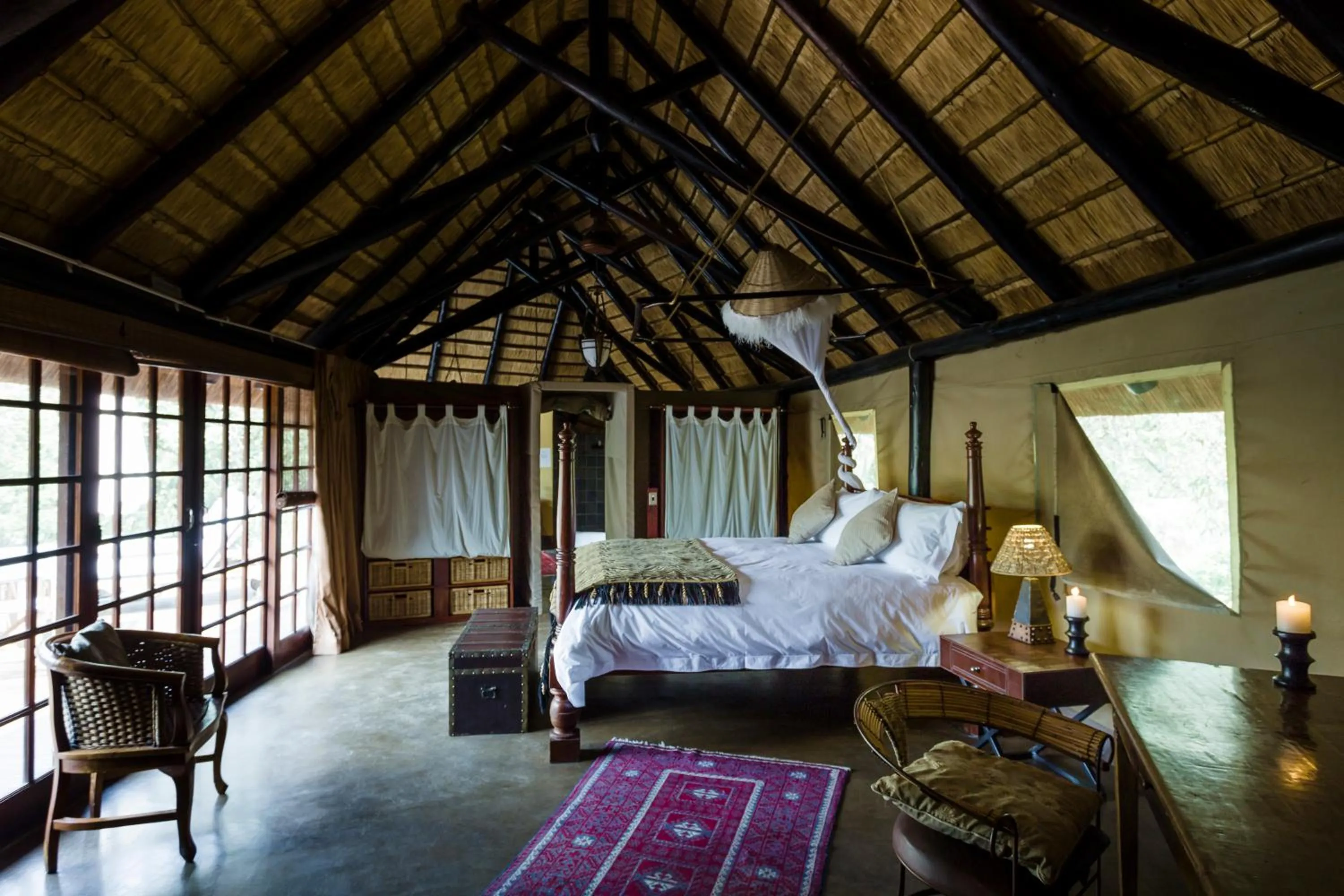 Bedroom, Bed in Monate Game Lodge