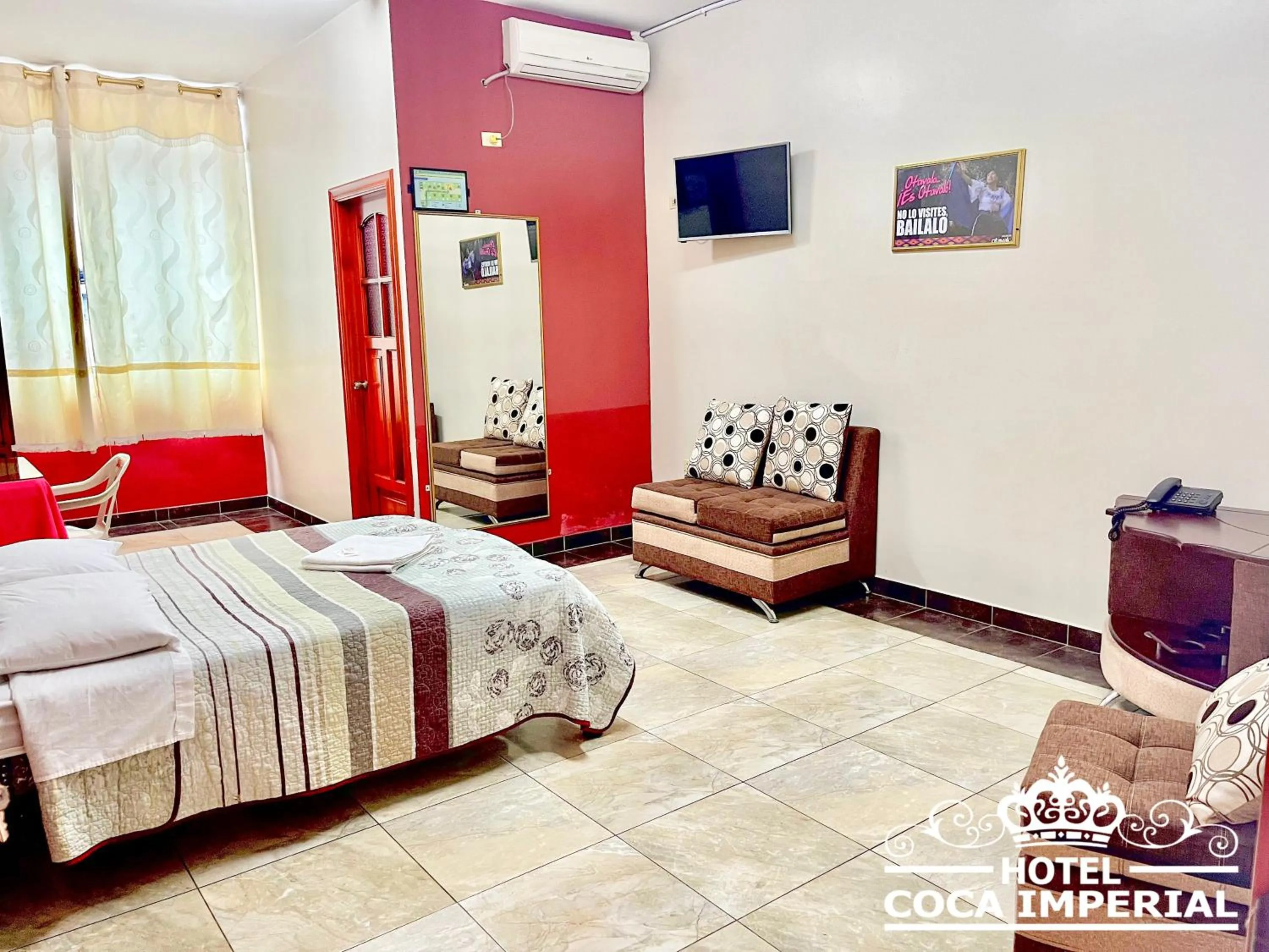 TV and multimedia, Bed in Hotel Coca Imperial