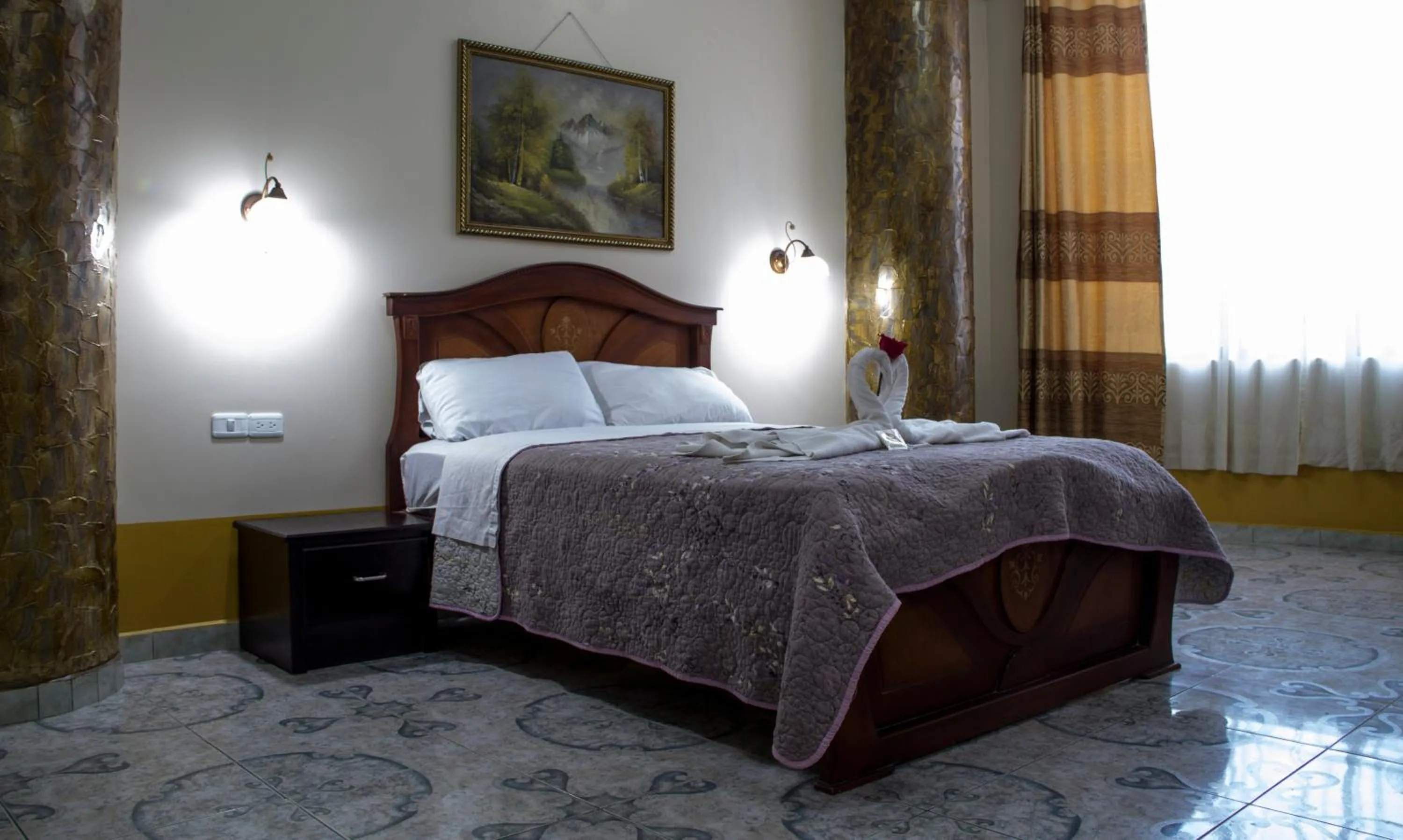 Bed in Hotel Coca Imperial