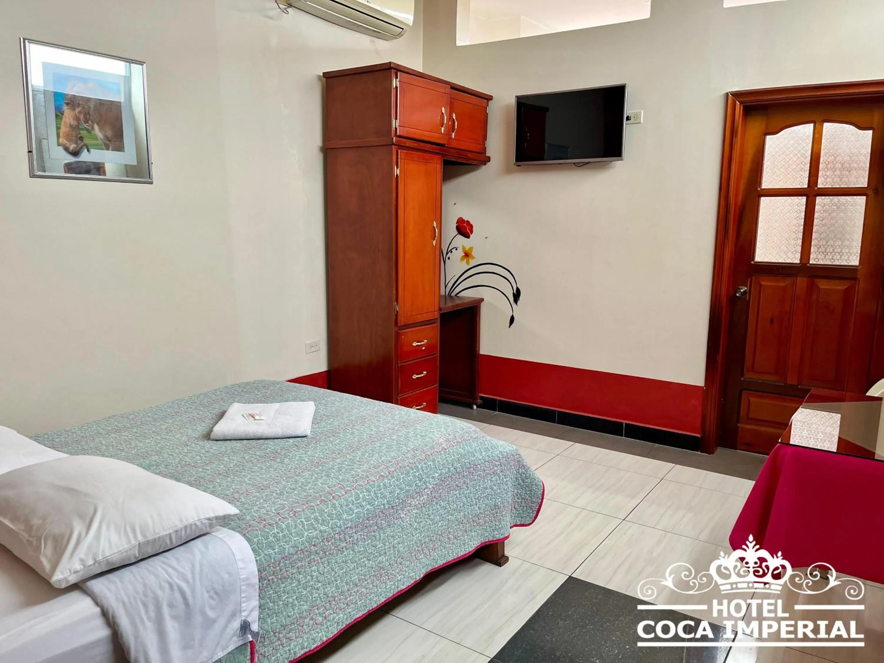 Bed in Hotel Coca Imperial