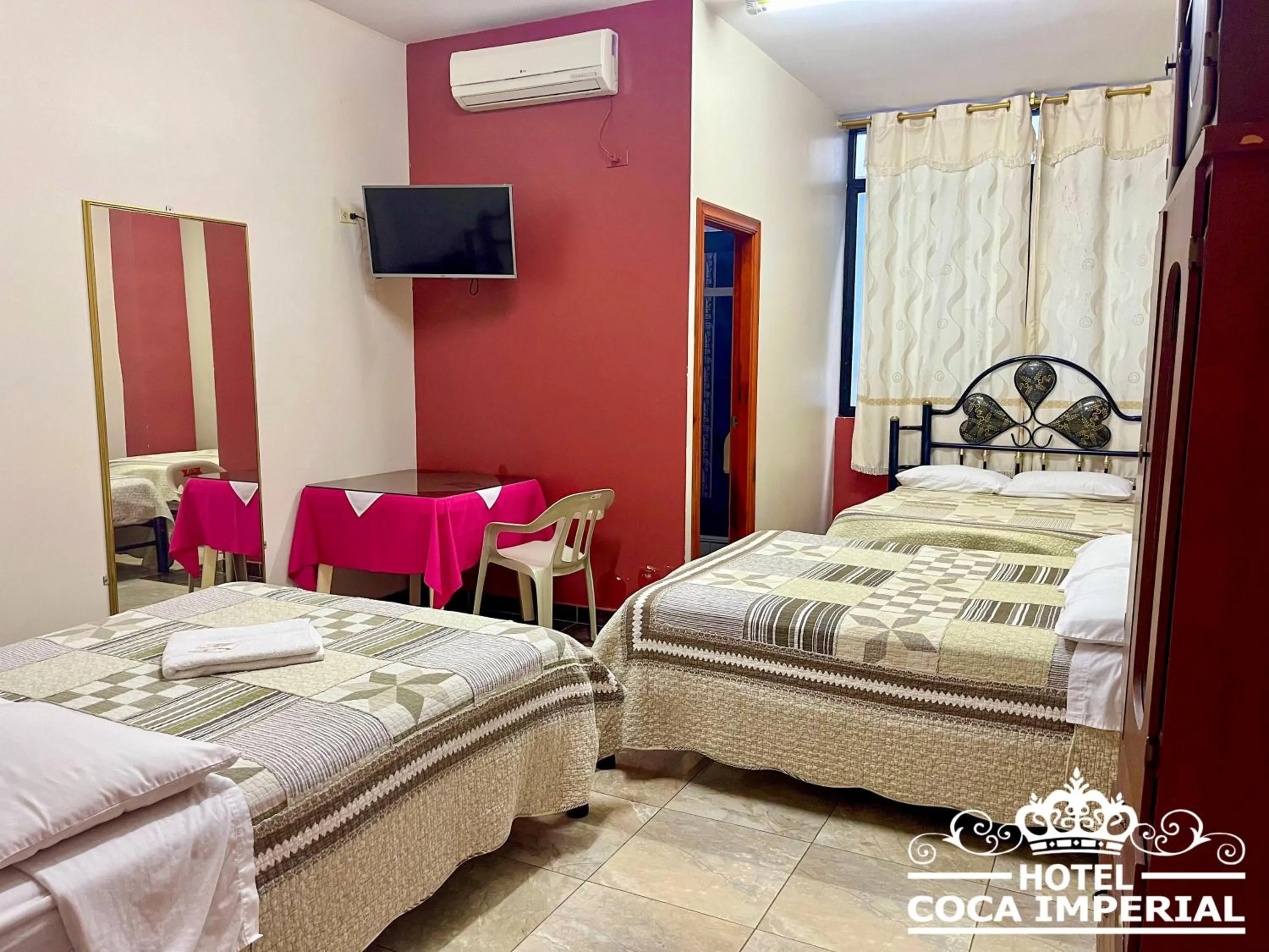 Bed in Hotel Coca Imperial