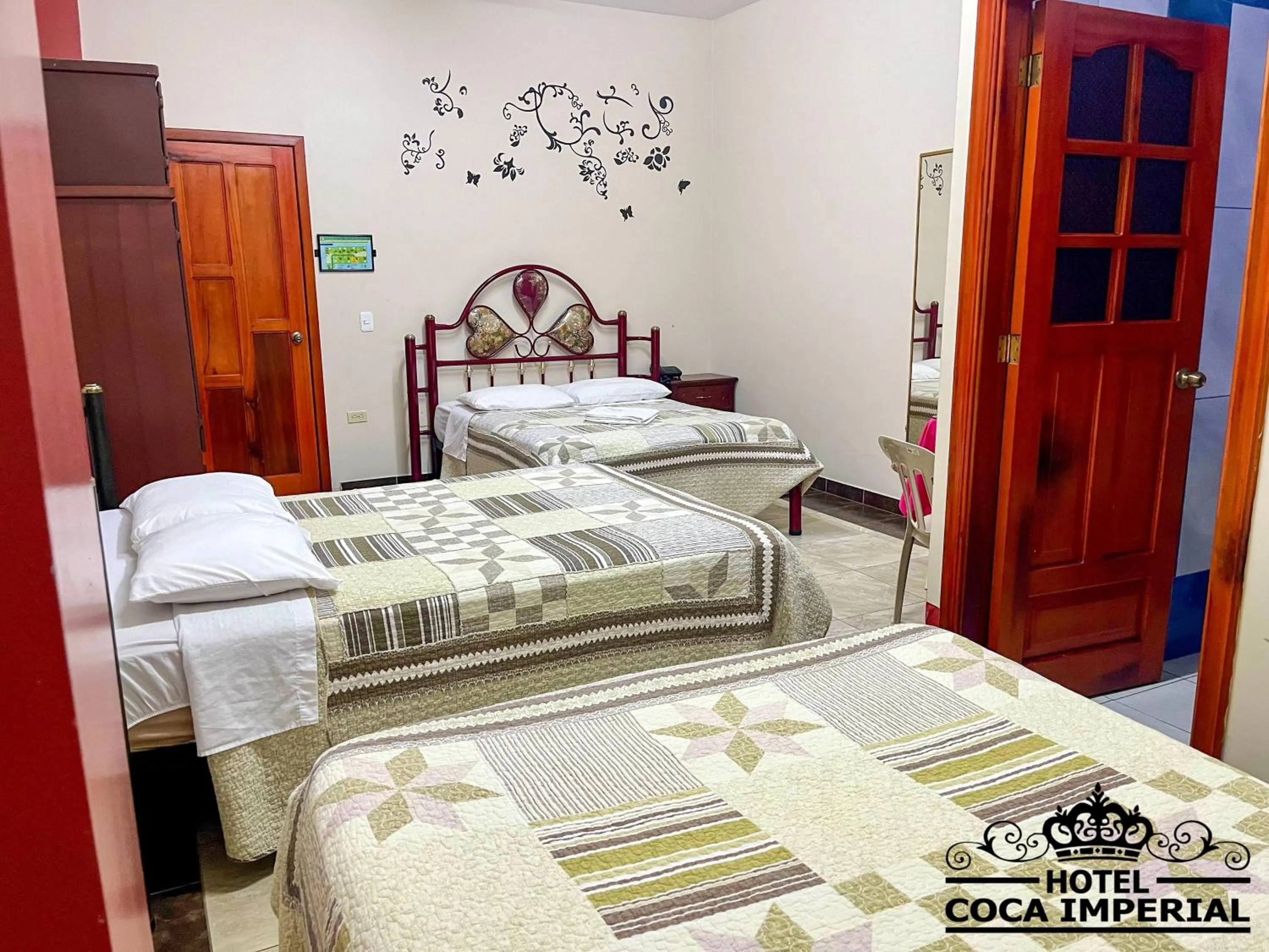 Bed in Hotel Coca Imperial