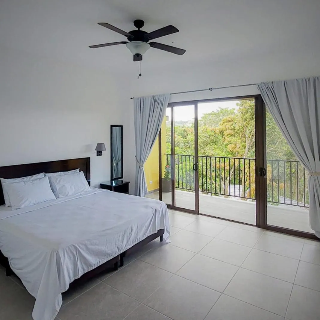 Bed in The Golden Frog Inn